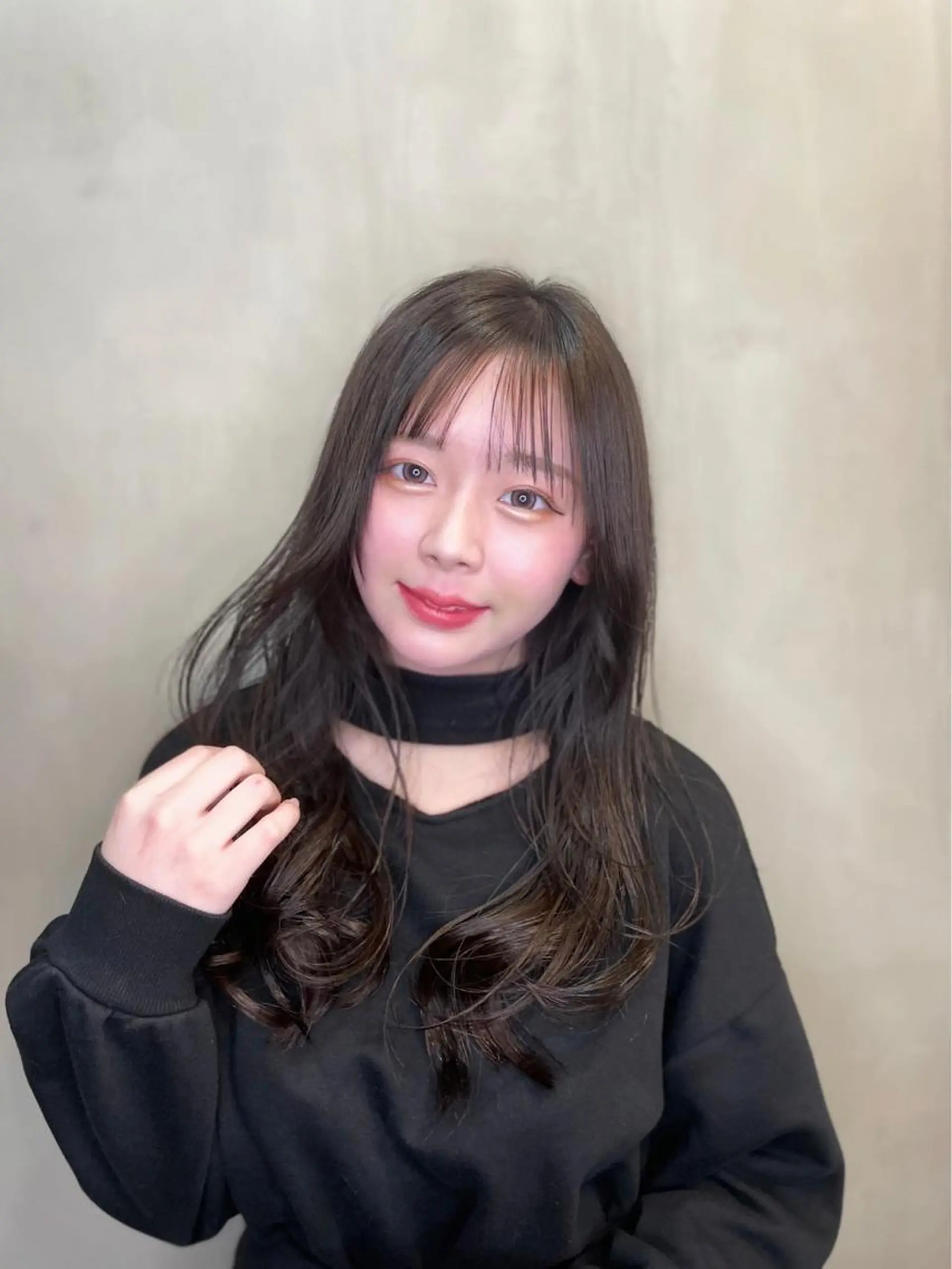 ロング カラー パーマ 韓国風ヘア カット パーマ トリートメント TMJ所属・バズる韓国ヘア 🇰🇷溝邊　拓麿のヘアスタイル