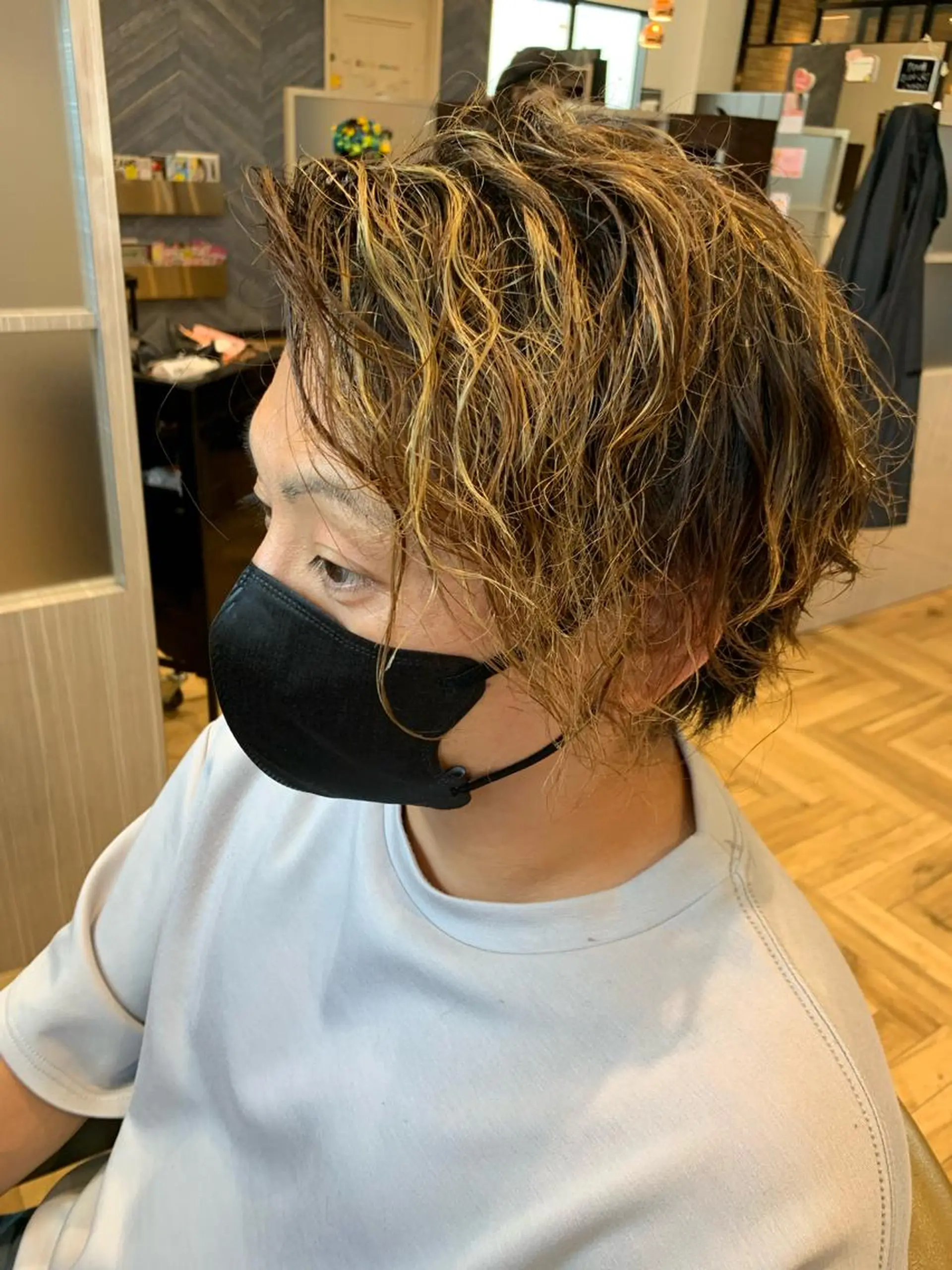 パーマ メンズ カット パーマ RAY+beauty 安藤優樹のヘアスタイル