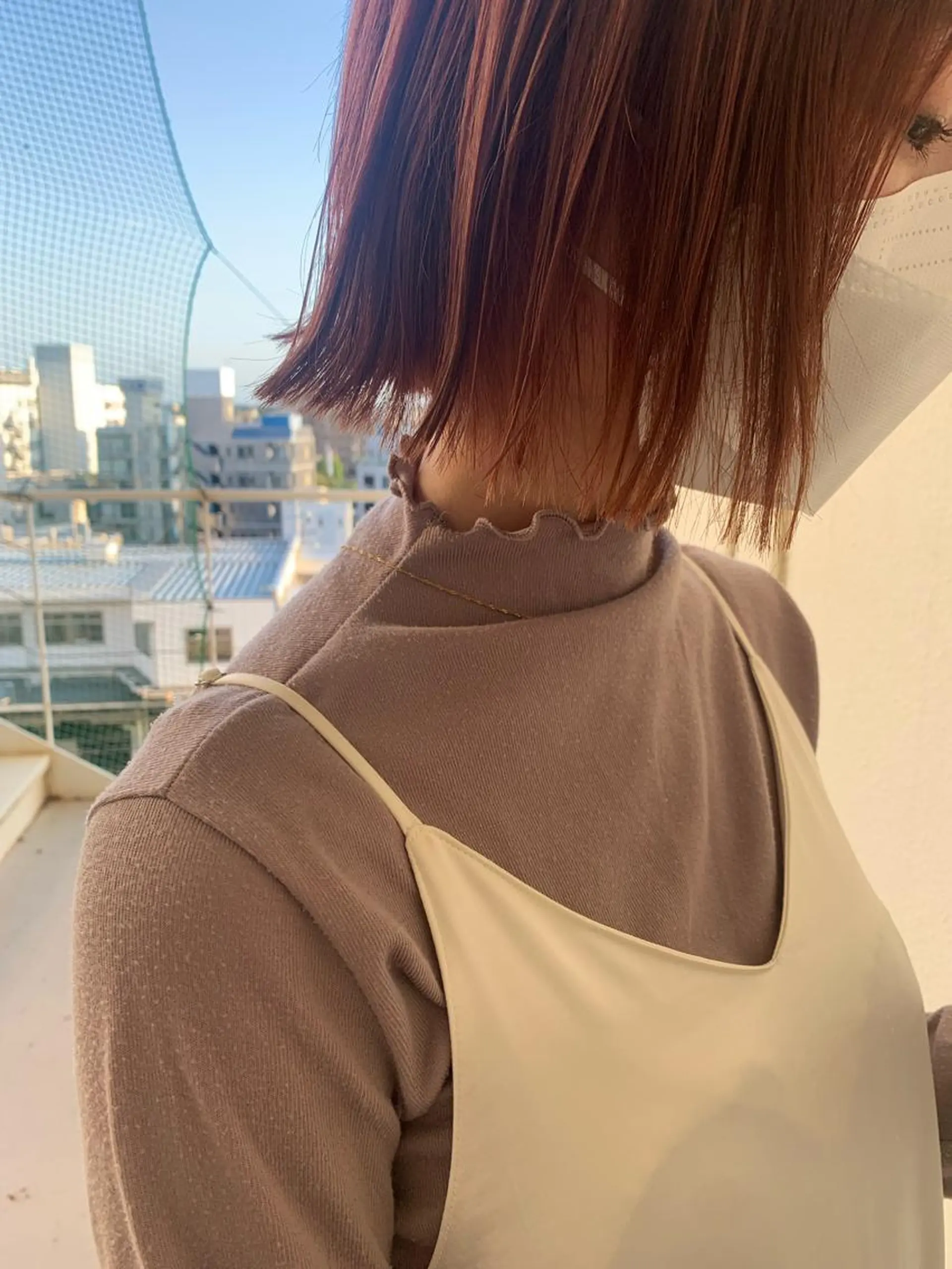 セミロング カラー ヘアカラー トリートメント m i k u🕊️ 韓国レイヤー/暖色のヘアスタイル