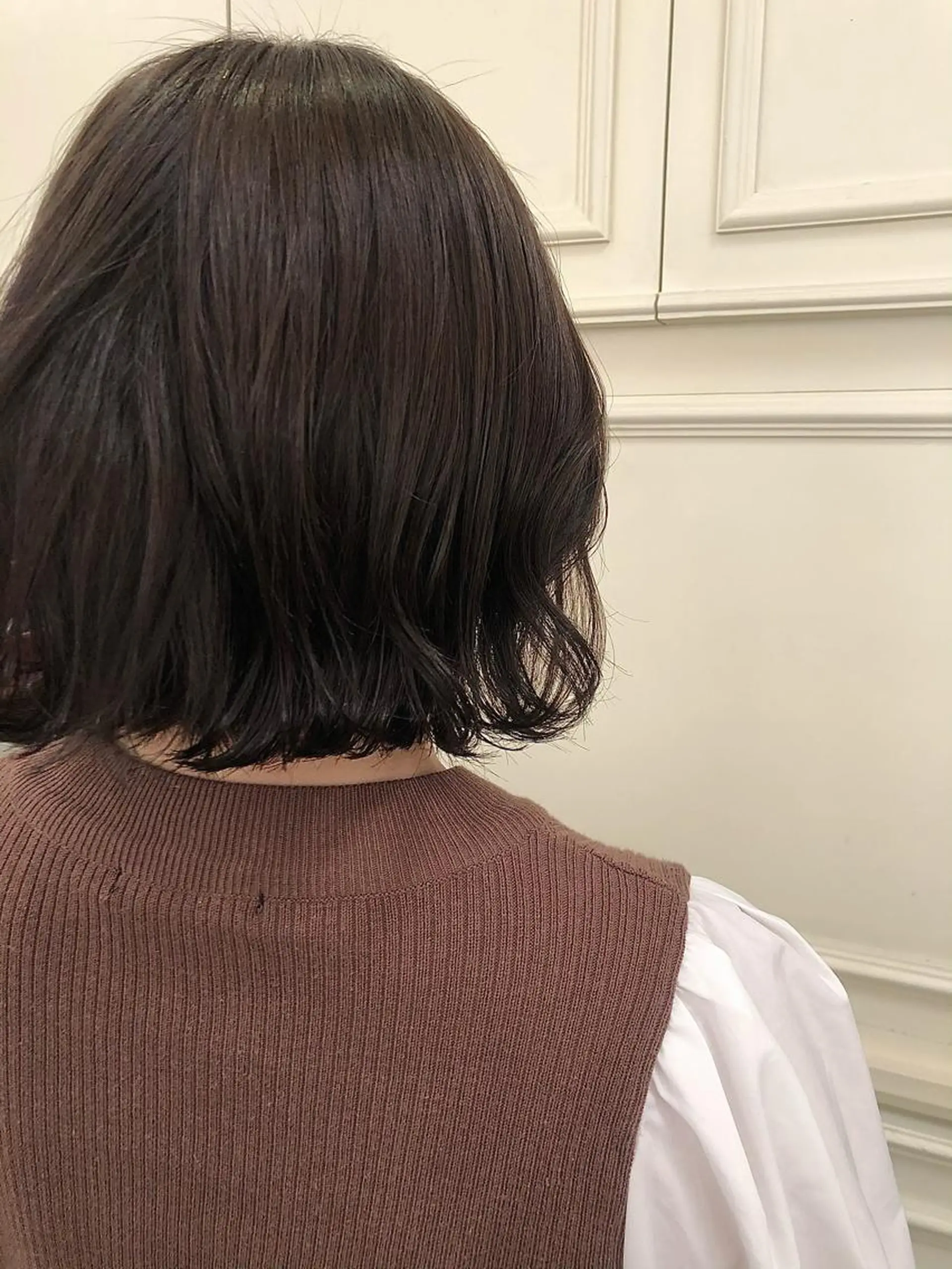 ミディアム カラー ヘアアレンジ 🪽艶感× hair ｜kazaneのヘアスタイル