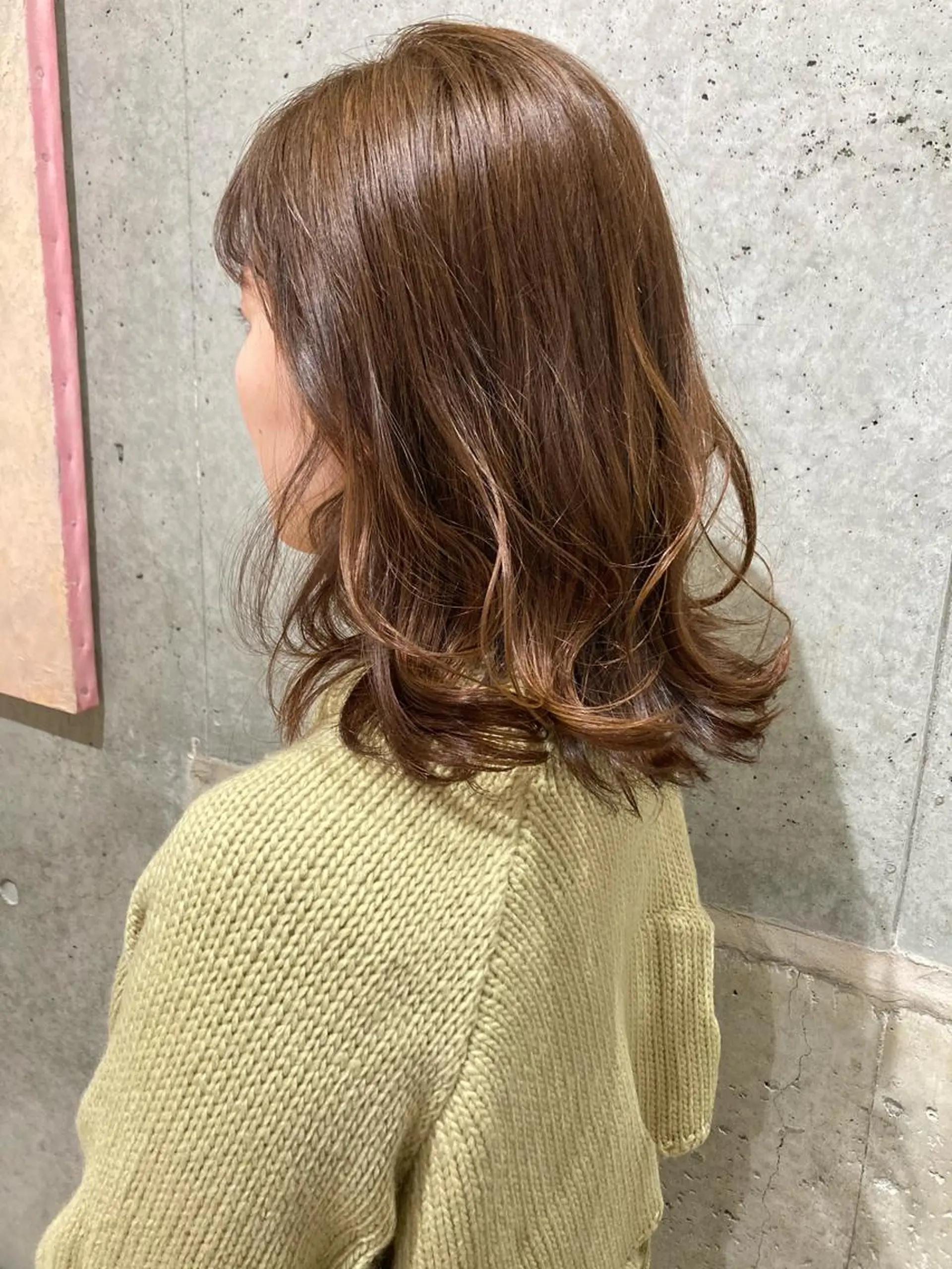 ミディアム ロングパーマ木村 ボブパーマのヘアスタイル