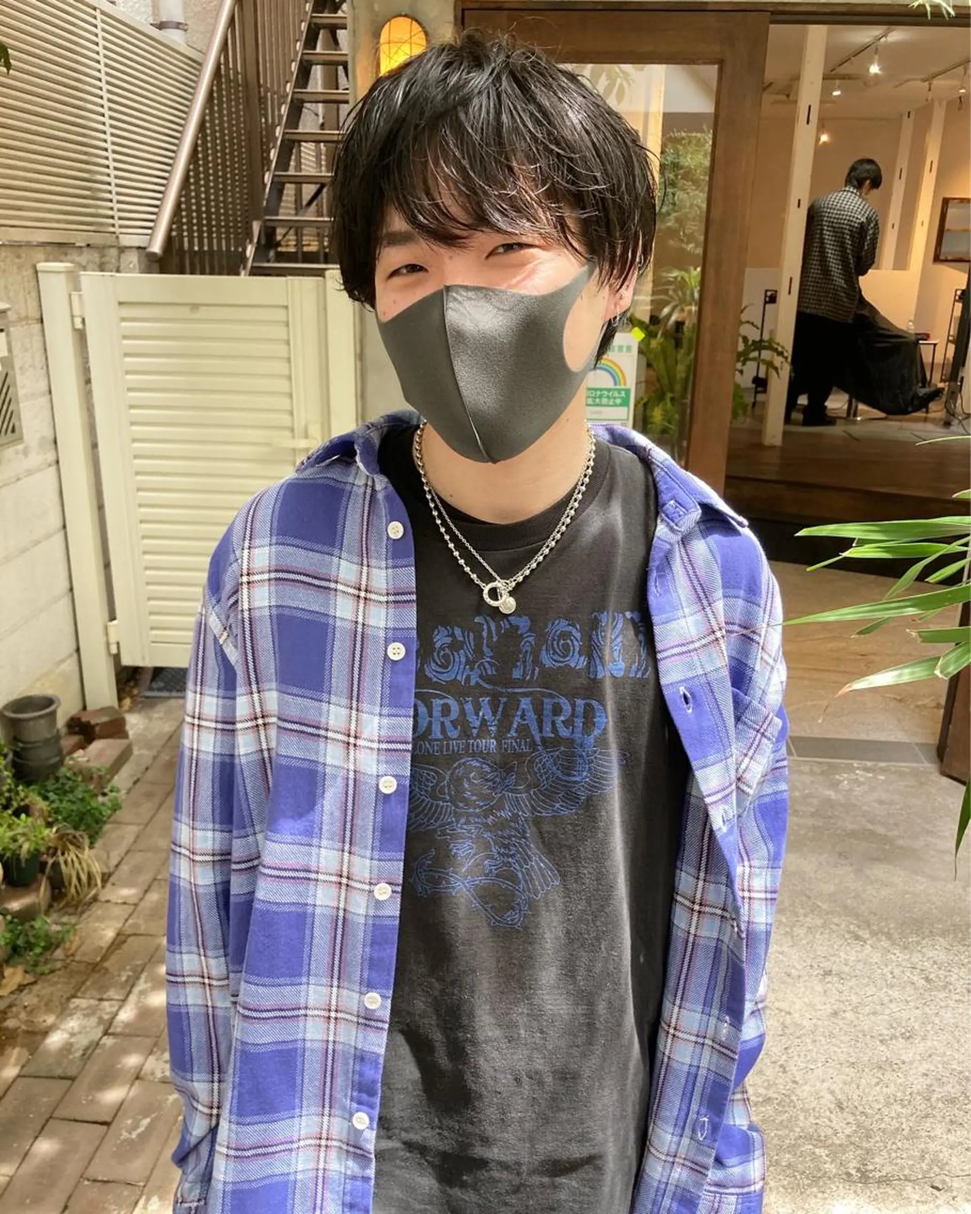 メンズ メンズパーマ 金田 夏野のヘアスタイル