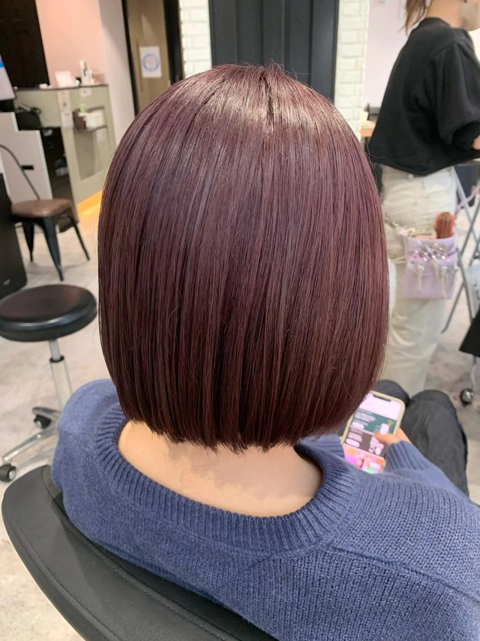 ミディアム shes茶屋町アリサ 🎀顔周り×韓国風のヘアスタイル