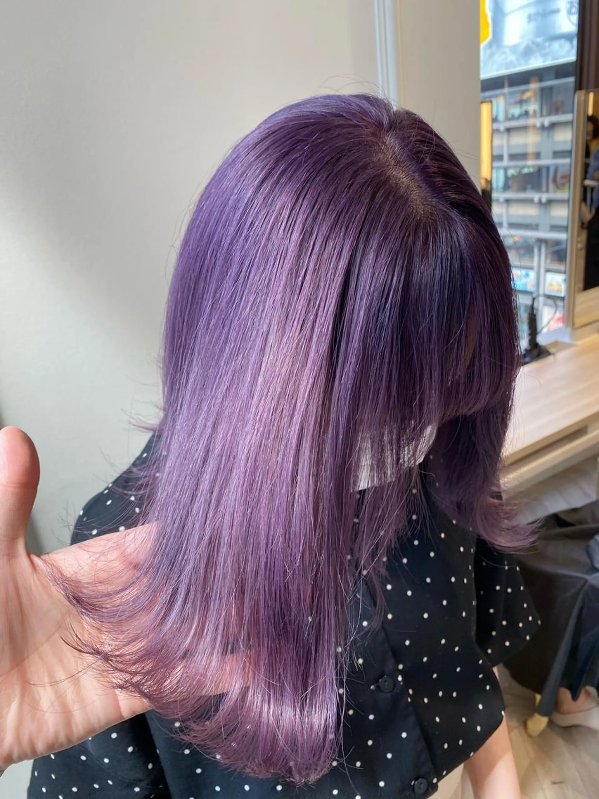 ミディアム カラー ベージュカラー 黒髪 ブリーチ ケアブリーチ ダブルカラー ✨ハッシュカット✨ ユウキ✨のヘアスタイル