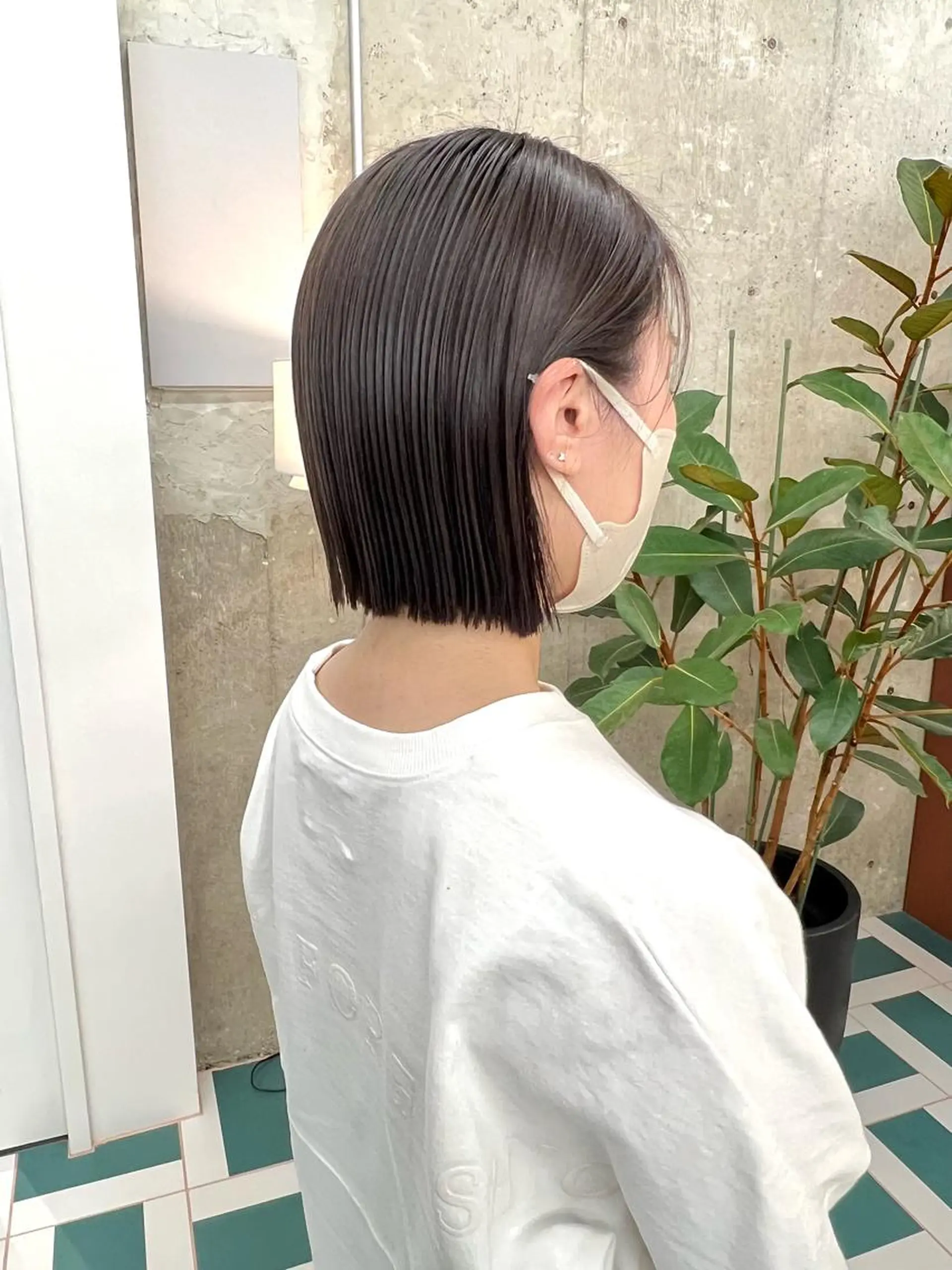 カラー 透明感カラー グレージュ ハイライトカラー カット ヘアカラー ハイライトカラー MINAMIのヘアスタイル