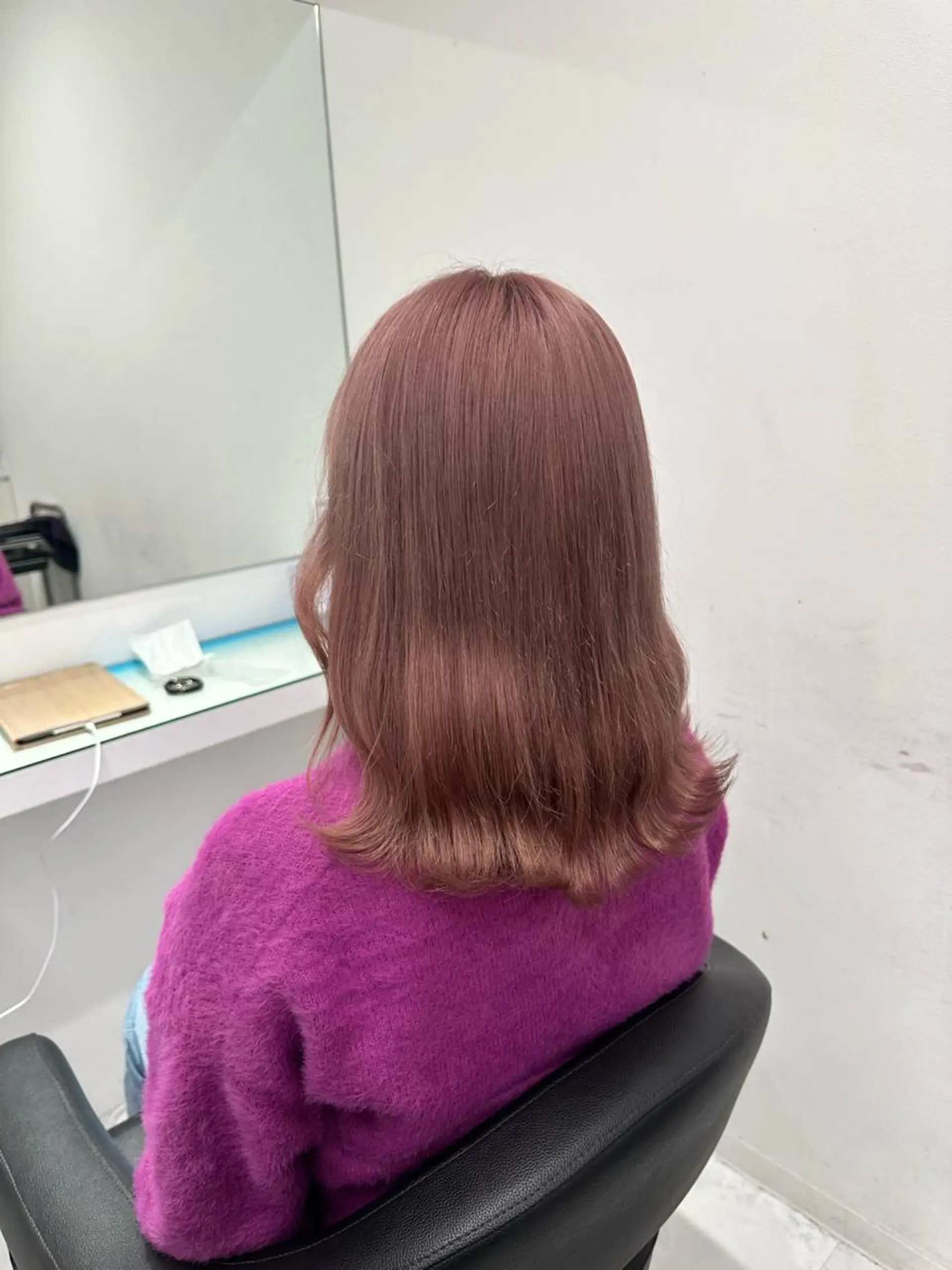 カラー マンツーマン/原宿/ 透明感カラー⭐️のヘアスタイル