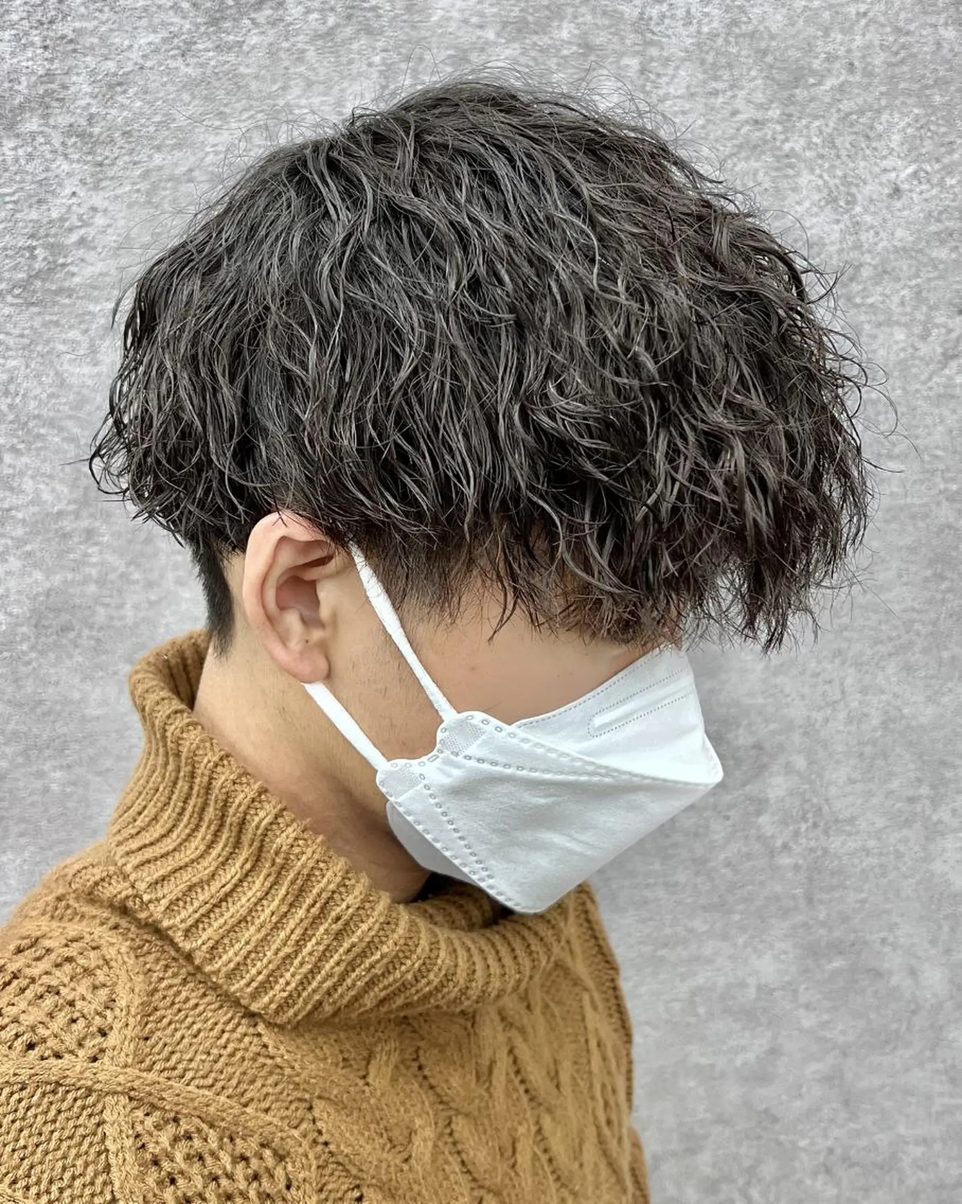 パーマ メンズ カット パーマ GLOP HOMME 店長　アオトのヘアスタイル