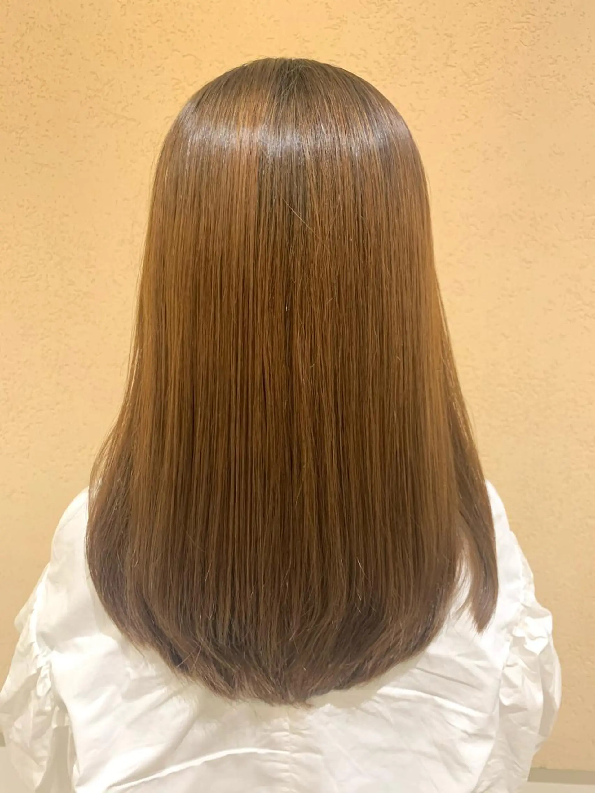セミロング パーマ レイヤーカット ローレイヤー 縮毛矯正 シャドールーツ美容師 篠原康太のヘアスタイル
