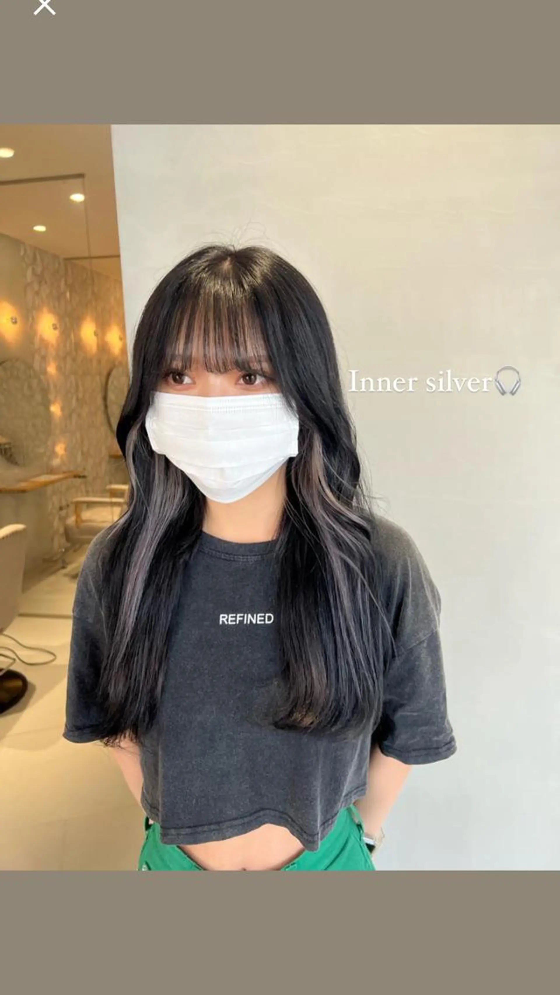 ミディアム カラー ブリーチ ケアブリーチ Rena ,のヘアスタイル