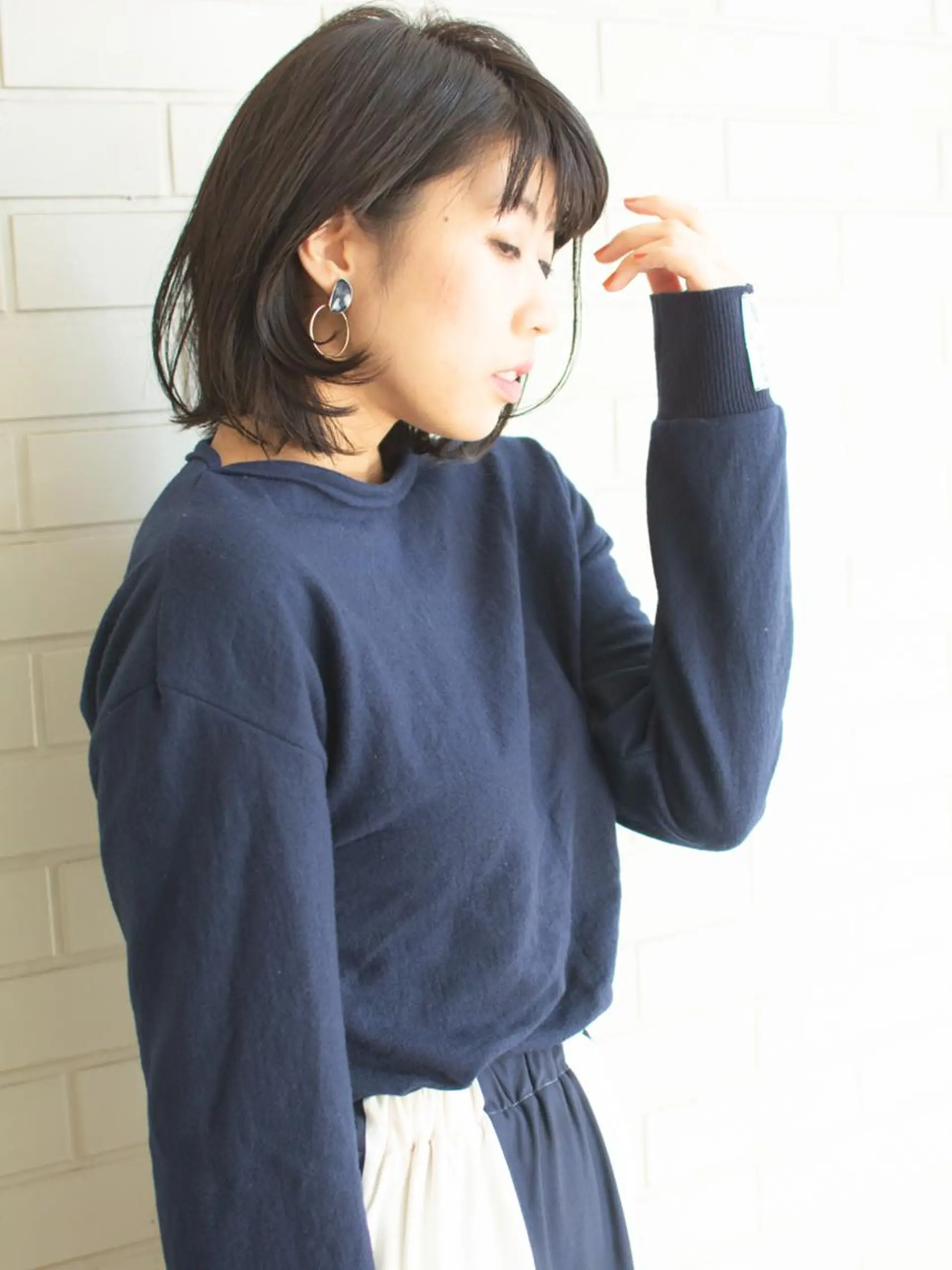 ショート カラー ショートボブ ベージュカラー ブルーカラー ブルージュ グレージュ 撮影モデル 斉藤 正敏のその他イメージ