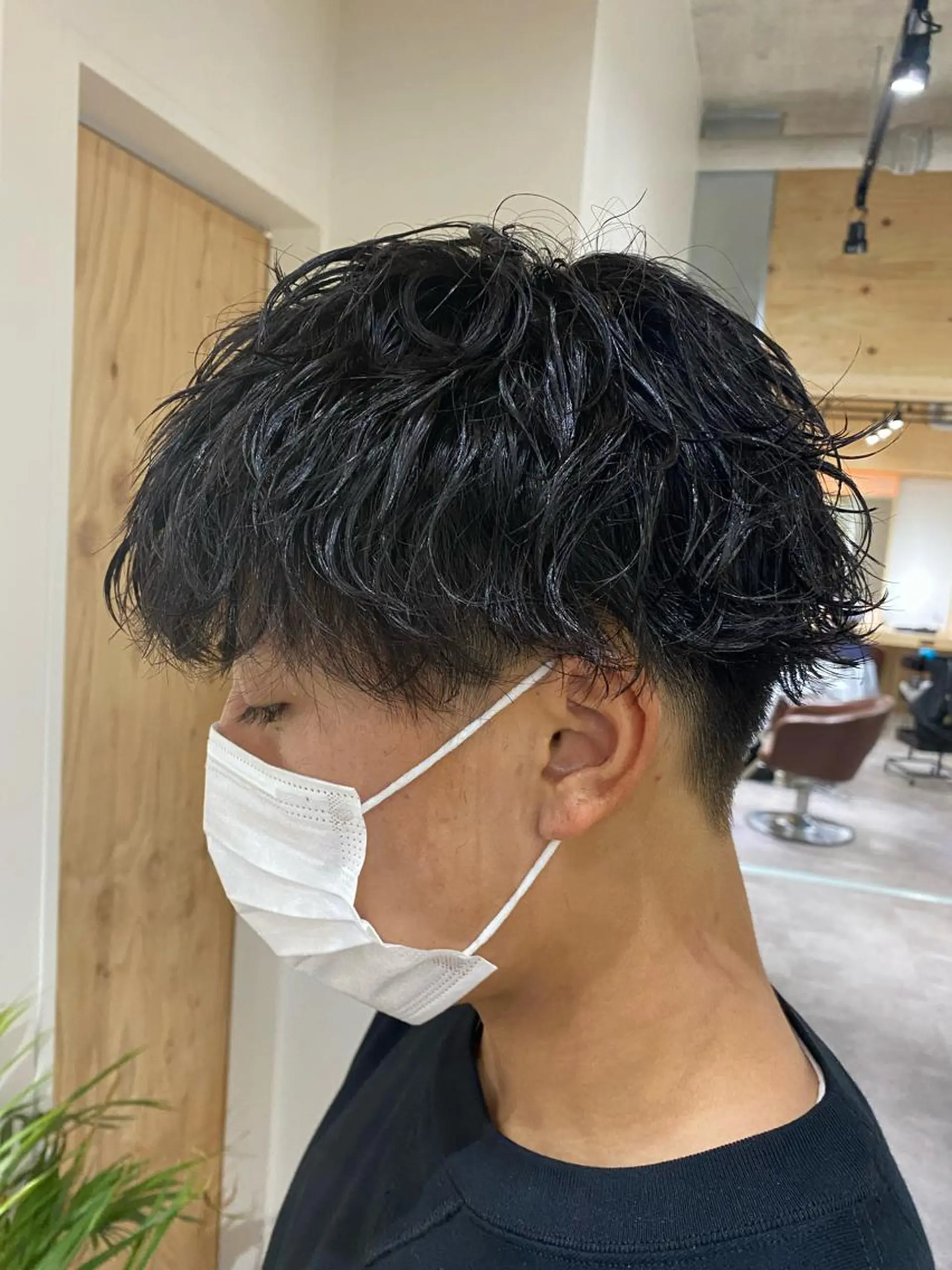 パーマ メンズ カット パーマ ヘアセット メンズブリーチカラー /パーマ ごーた立川のヘアスタイル