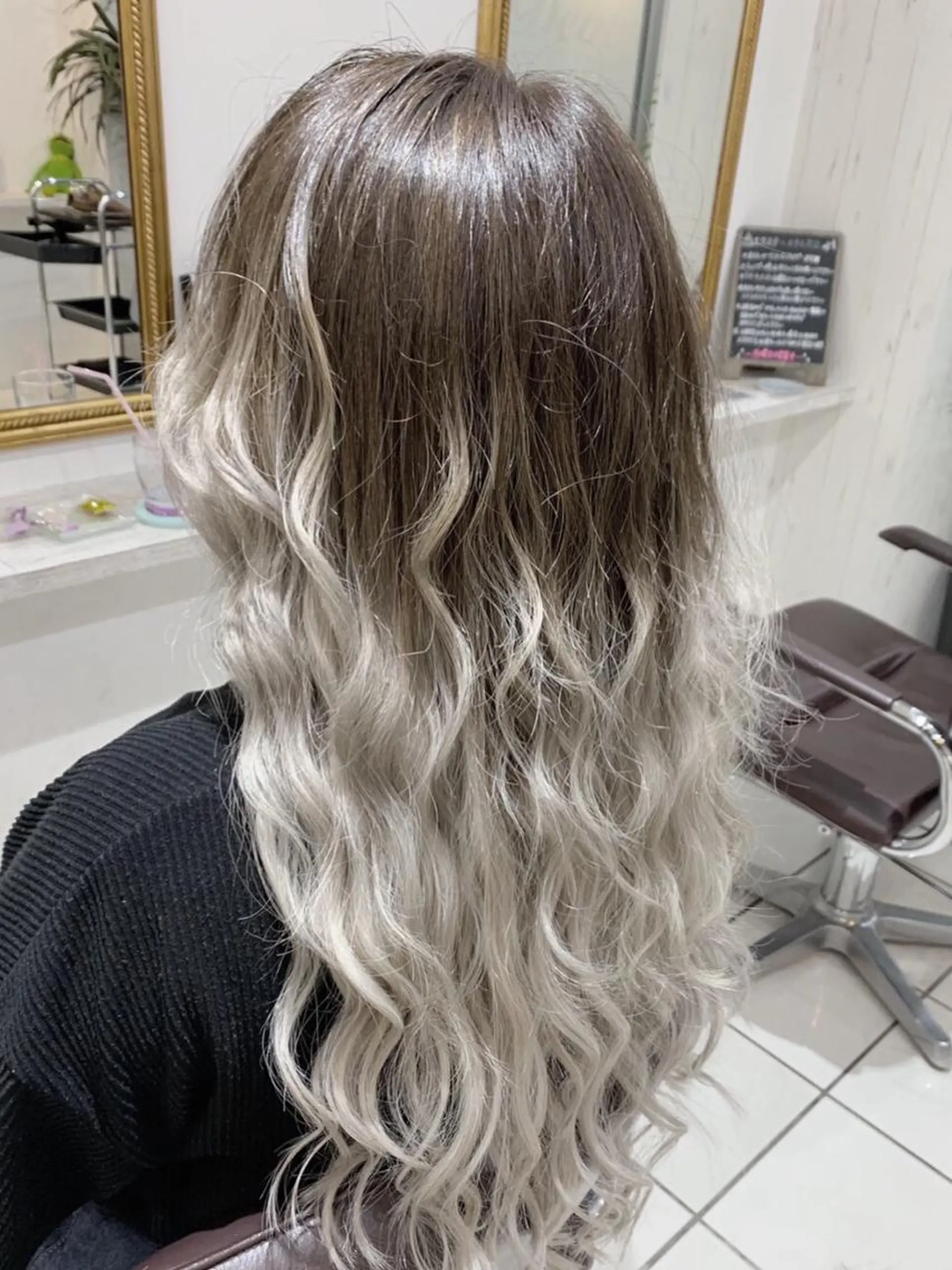 セミロング カラー ヘアアレンジ エクステ地域最安値★ Device梅田のヘアスタイル