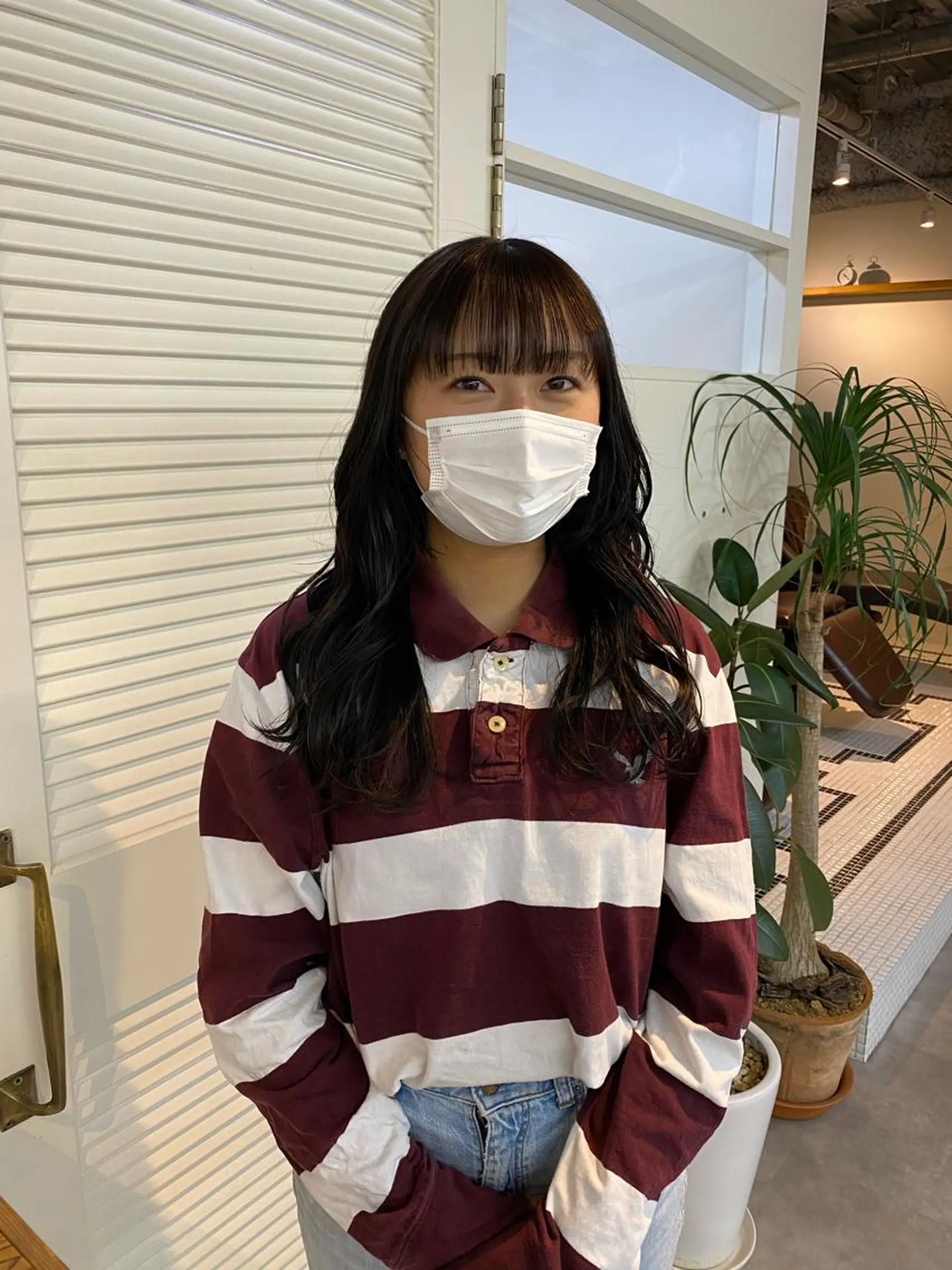 ミディアム カラー yumeka🩶ボブ 暖色/透け感カラーのヘアスタイル