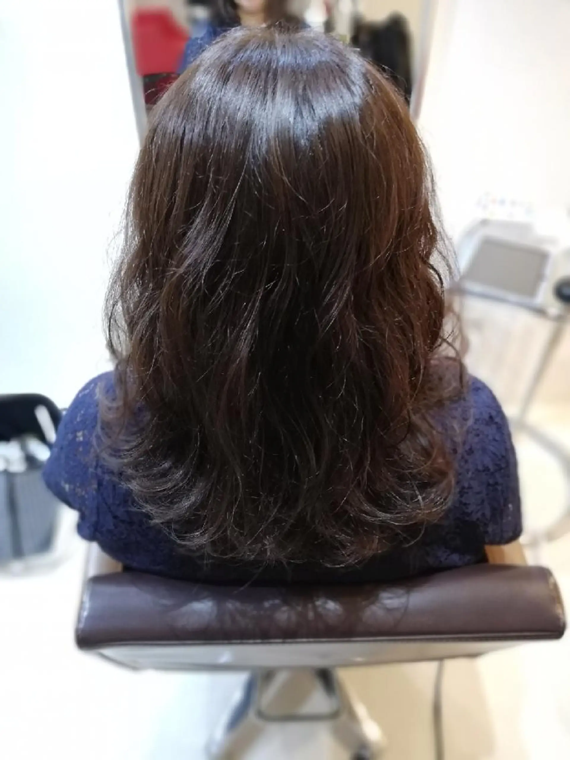 パーマ セミロング カット パーマ 北林 弘展のヘアスタイル