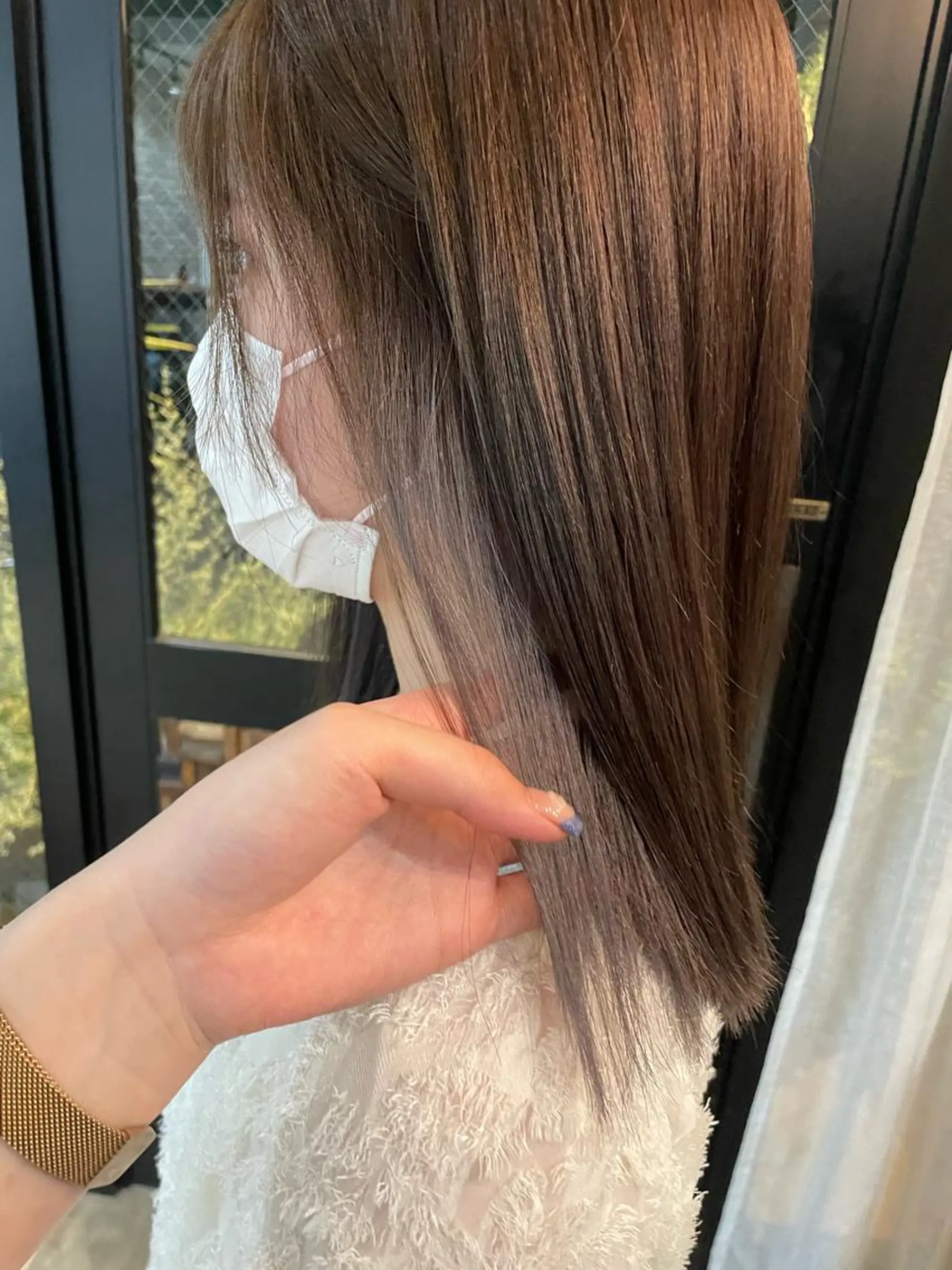 ミディアム カラー newi梅田🫧韓国 ヘア🫧sakiのヘアスタイル