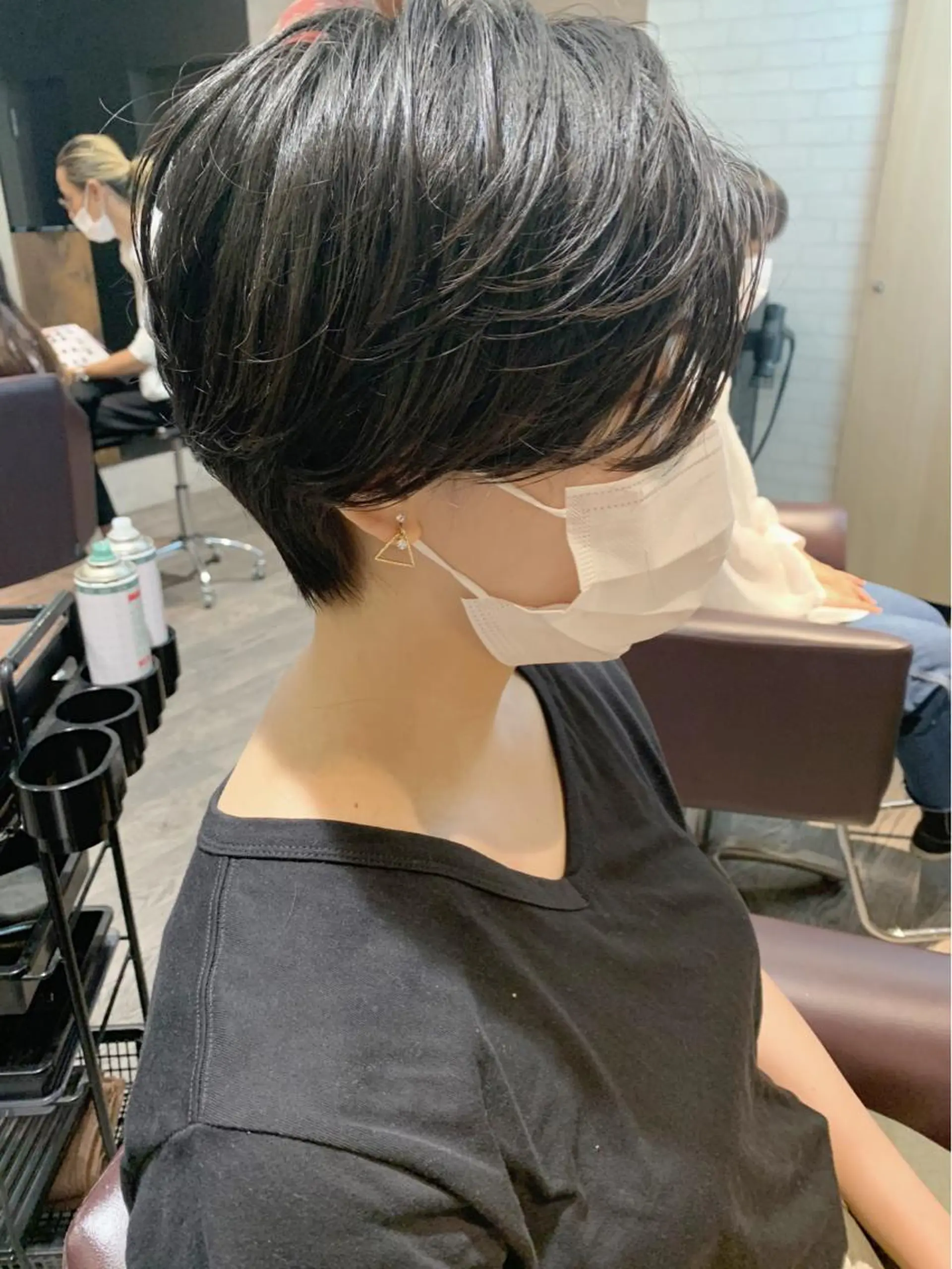 ショート ハンサムショート ショートヘア バレイヤージュ KAZUMAのヘアスタイル