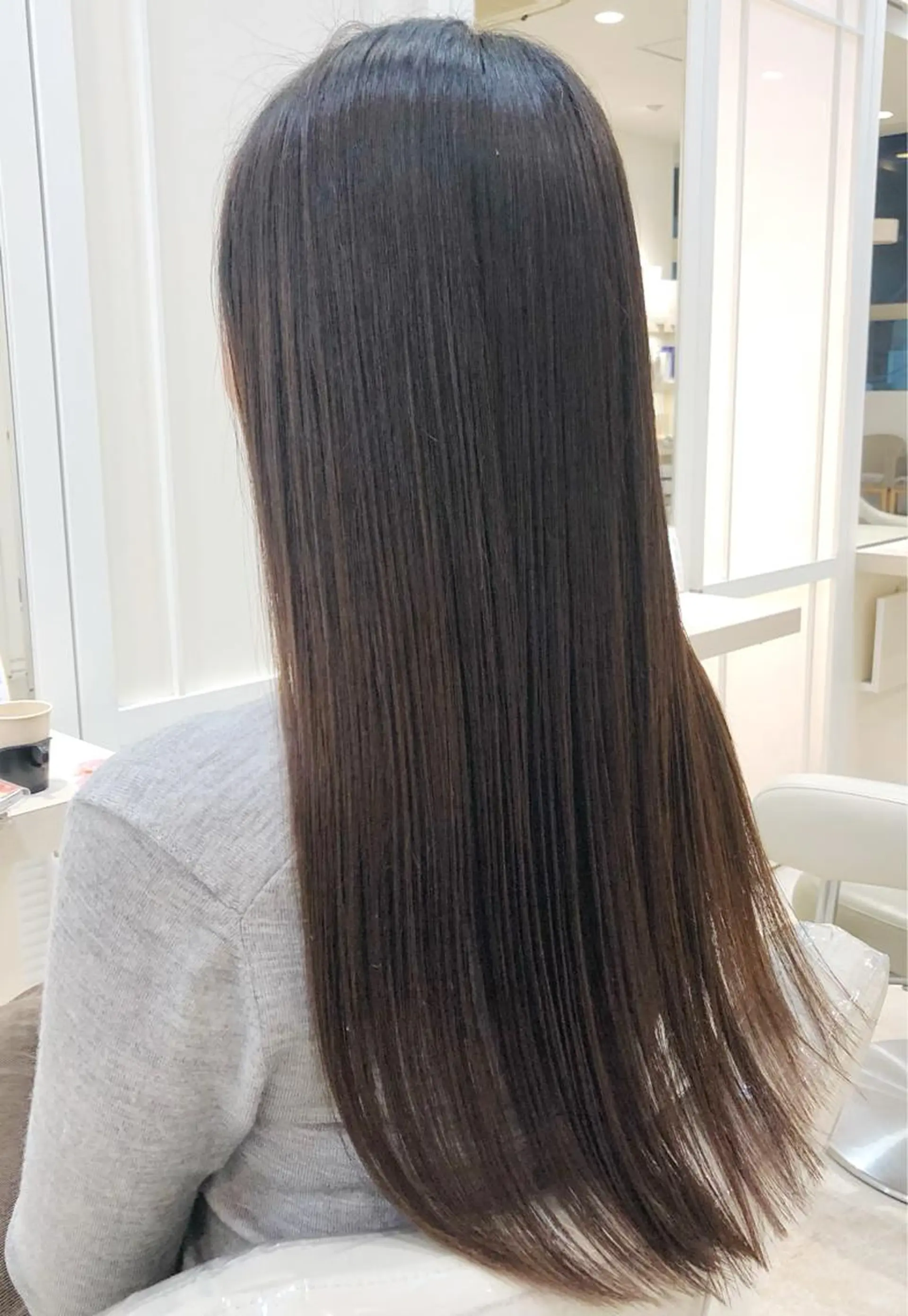 パーマ 縮毛矯正 カット 縮毛矯正 トリートメント 須賀 一美のヘアスタイル