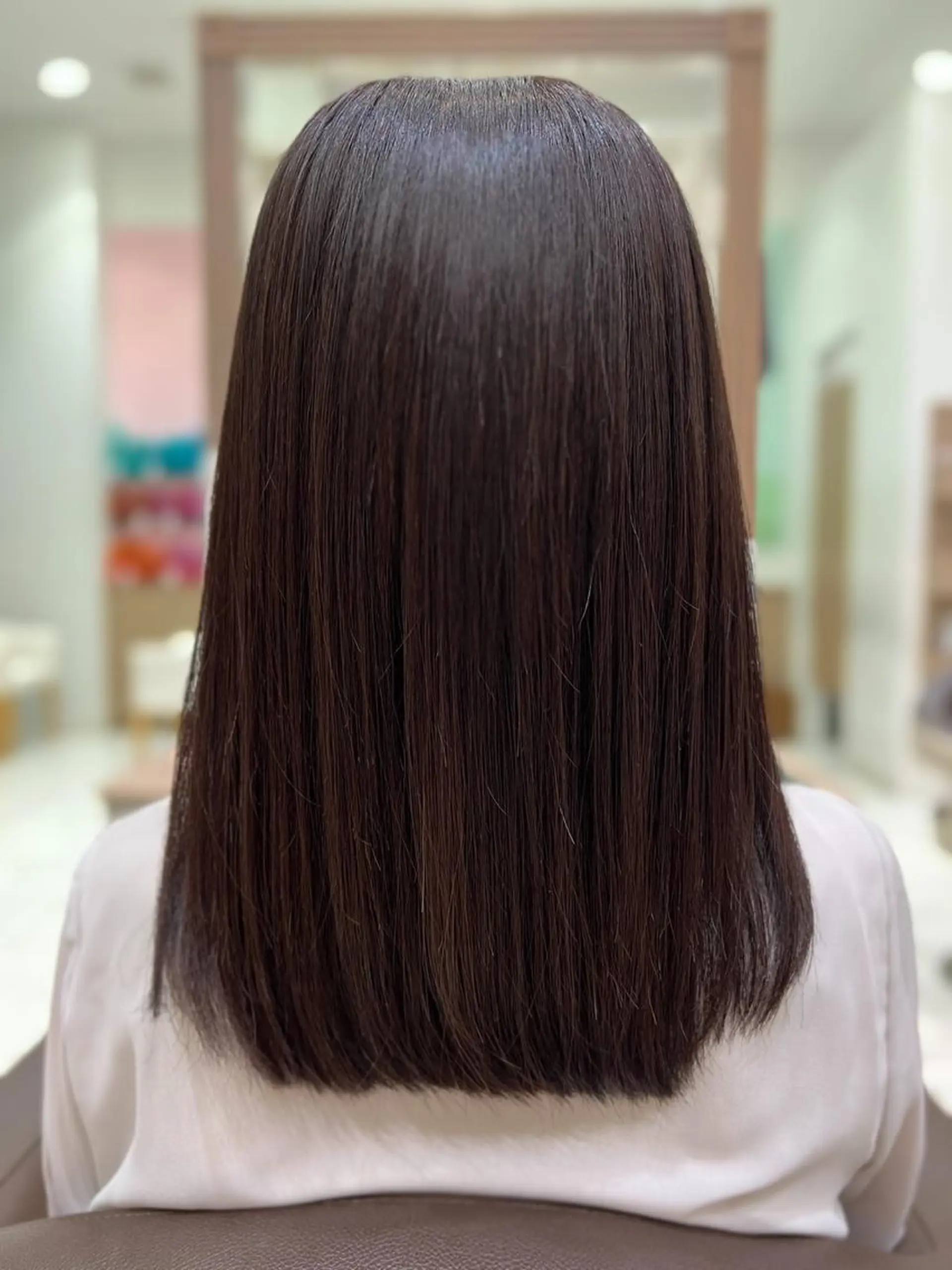 セミロング パーマ 指原 仁のヘアスタイル