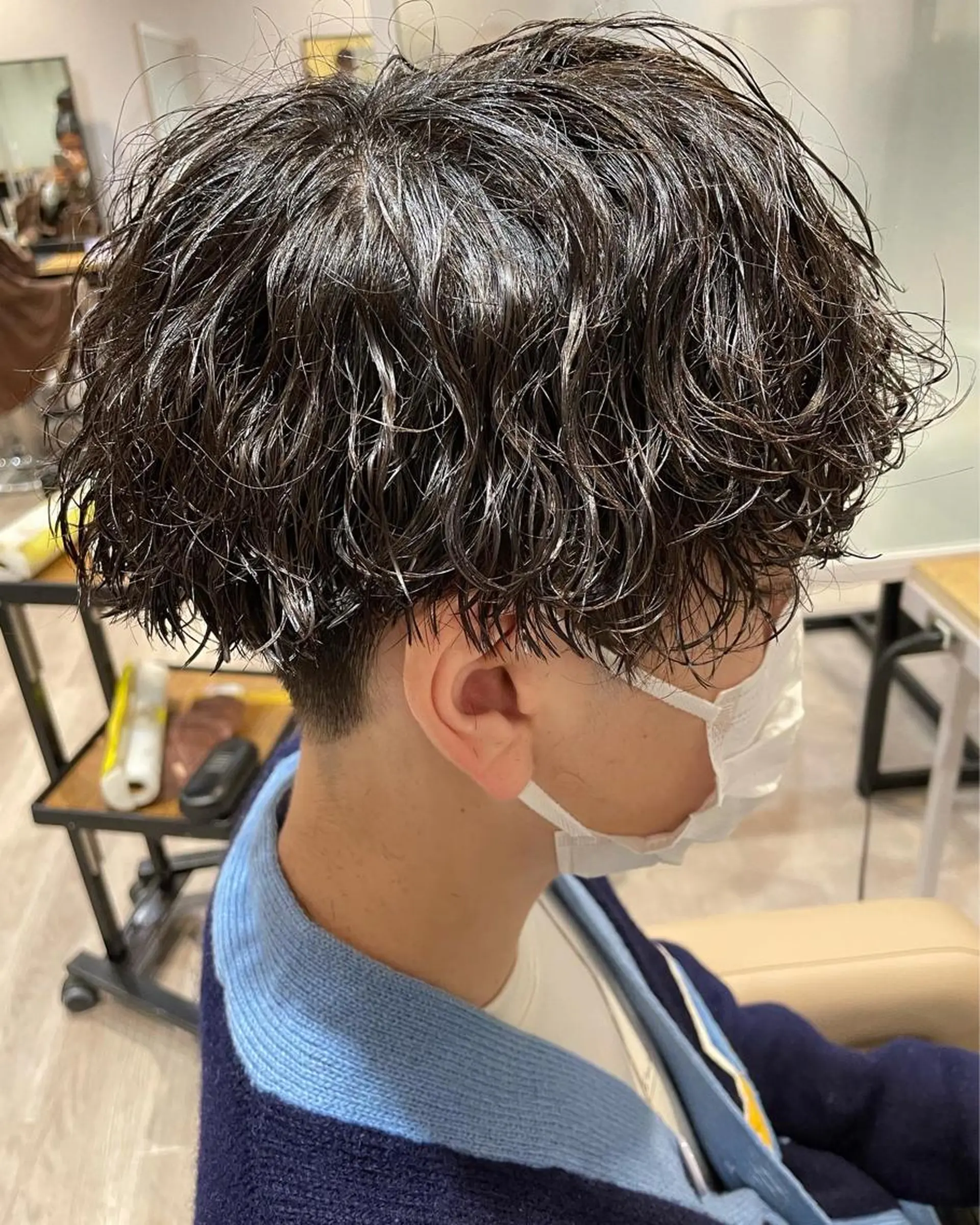 ショート パーマ メンズ EARTHセンター南店所属・宮澤 理久のヘアスタイル