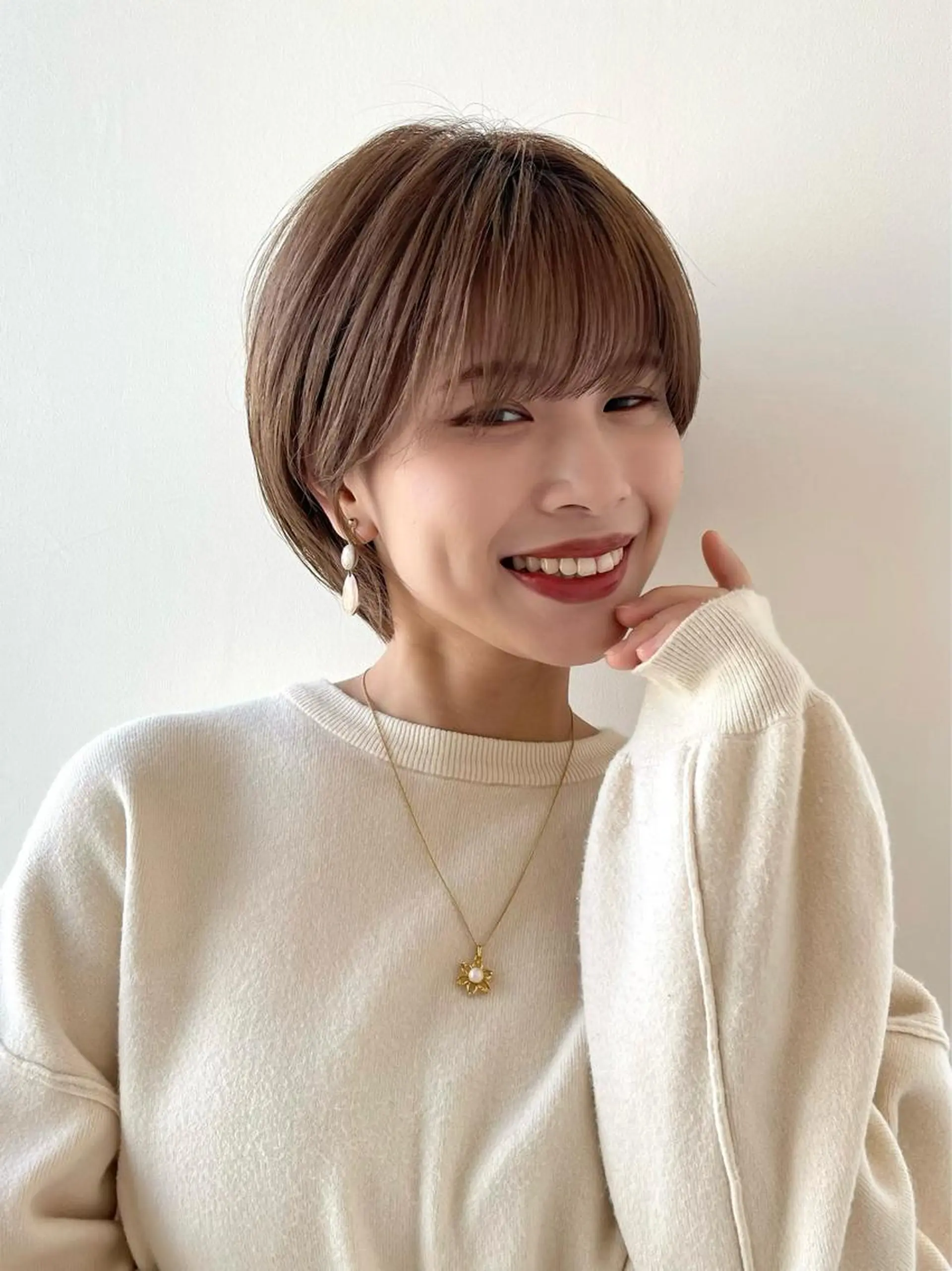 ショート 丸みショート イエローカラー 韓国風ヘア ショートヘア カット ショート・ボブ特化 mahoのその他イメージ