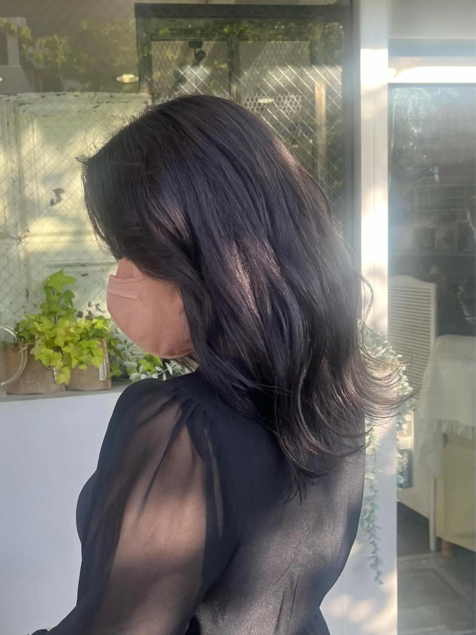 セミロング カラー StellA所属・MIZUKI/町田/ ハイトーンカラーのヘアスタイル