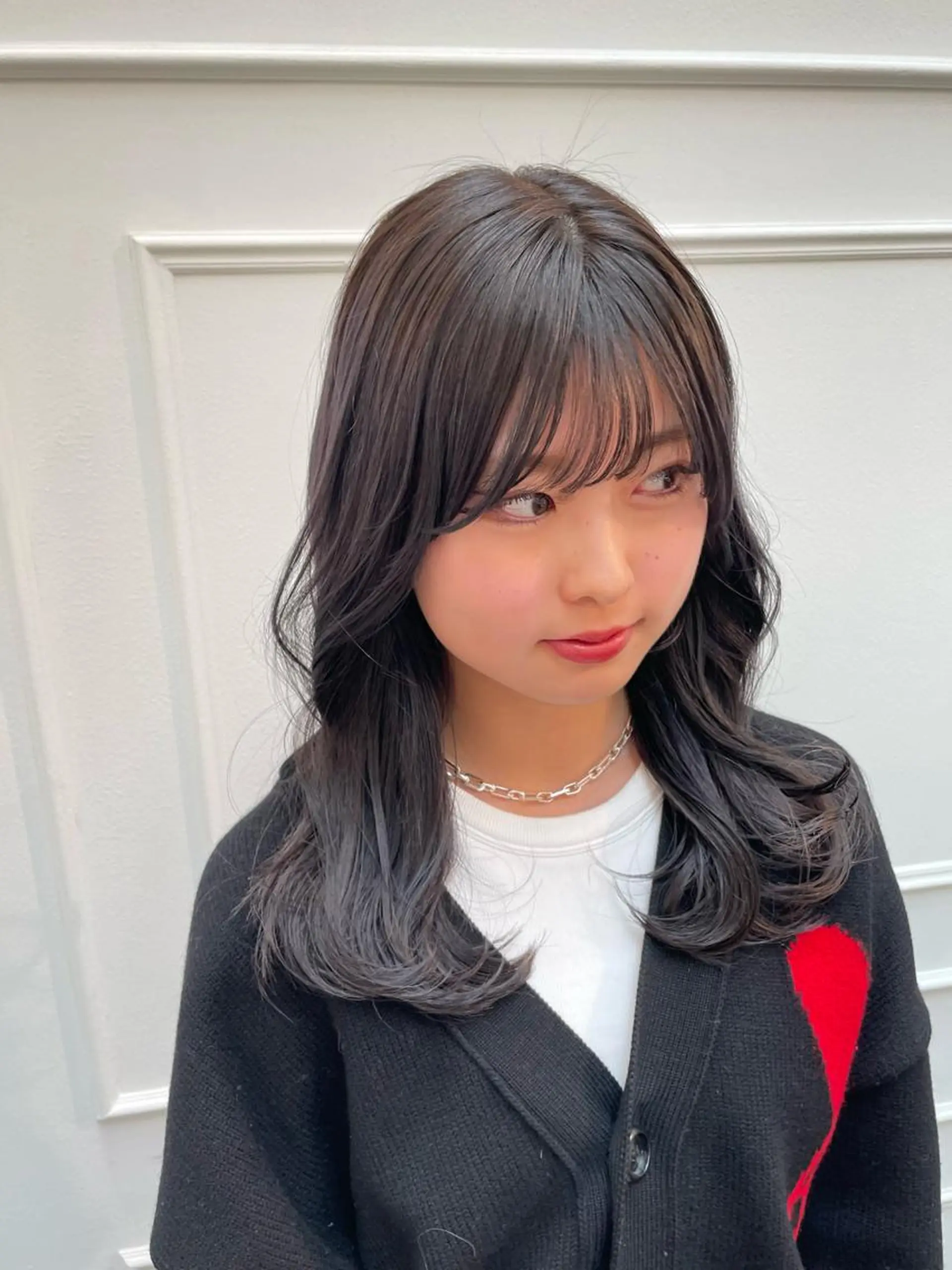 ミディアム カラー 透明感カラー ヘアカラー トリートメント kazane｜ 🪽艶感× hairのヘアスタイル