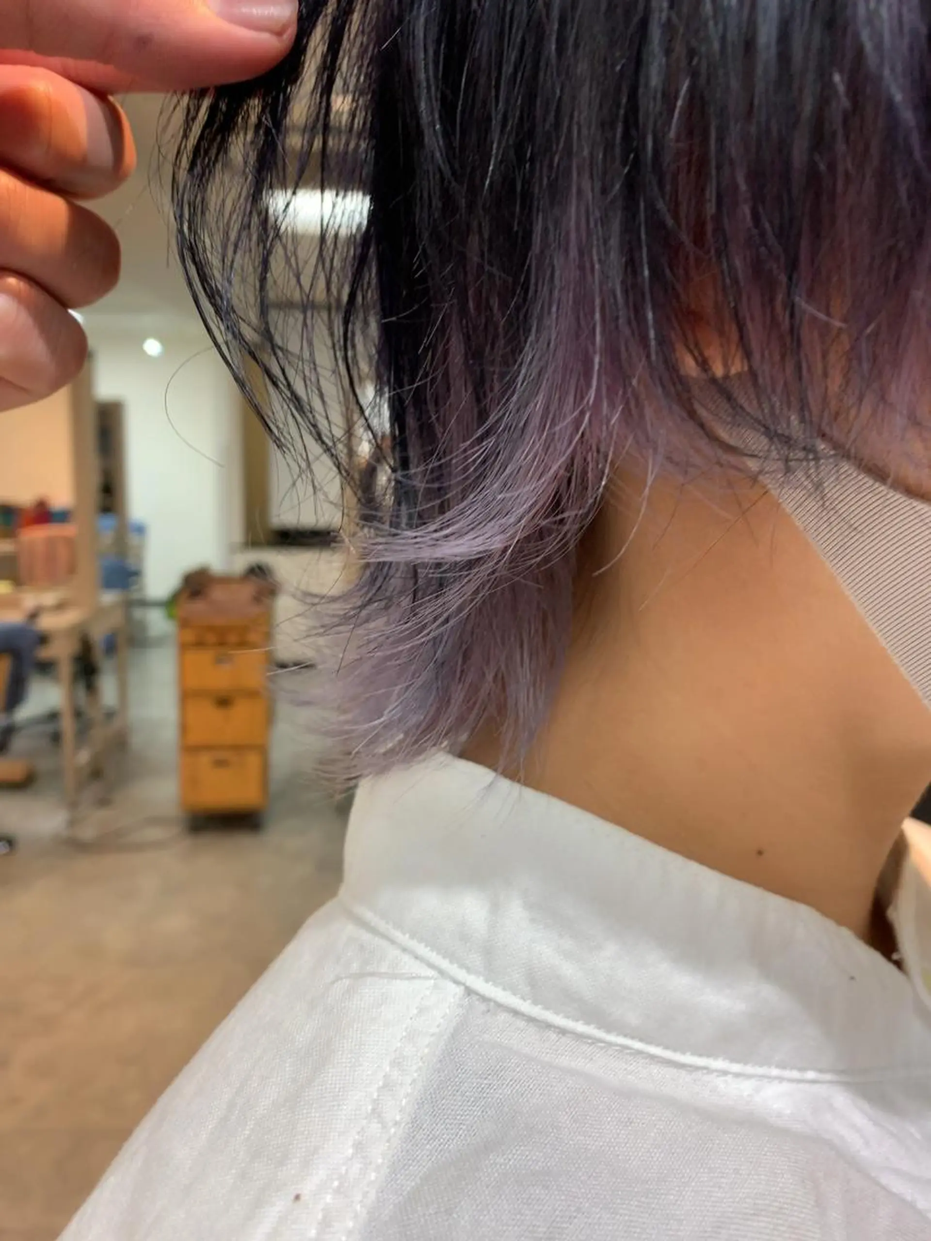 カラー インナーカラー ラベンダーカラー 透明感カラーが 得意です！NAOKIのヘアスタイル