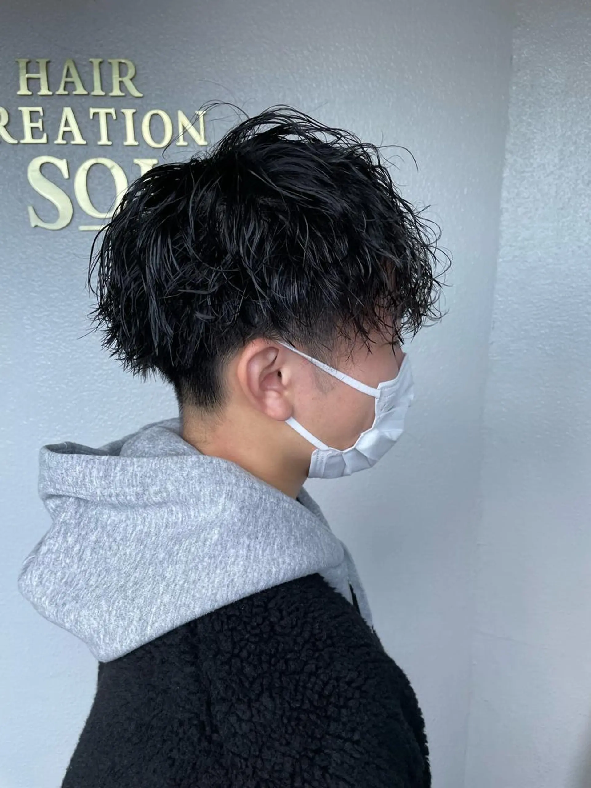 パーマ カット パーマ 岩崎 祐大のヘアスタイル