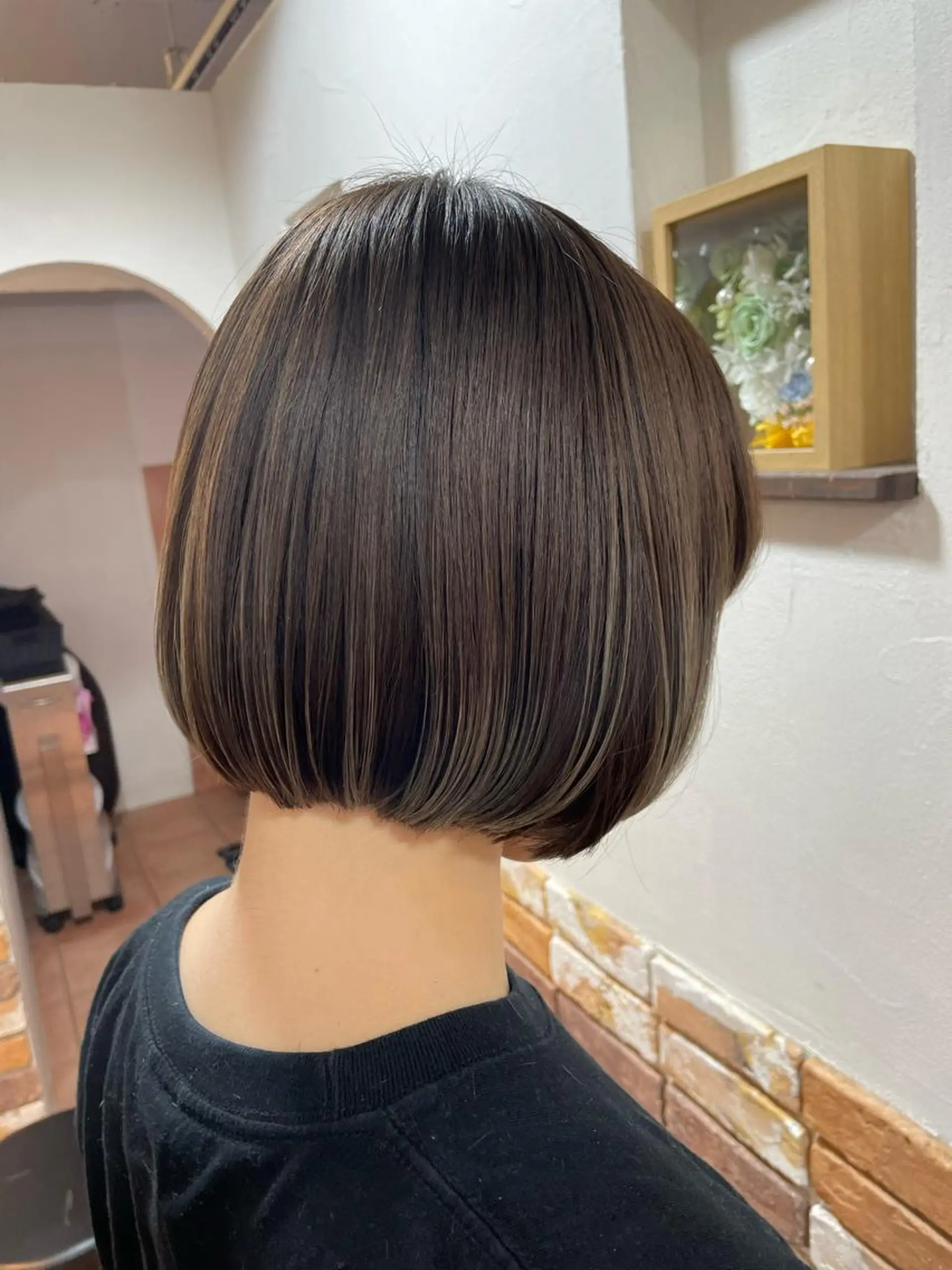 ショート ボブ カット ヘッドスパ 🦋透明感 艶カラー Rie🦋のヘアスタイル