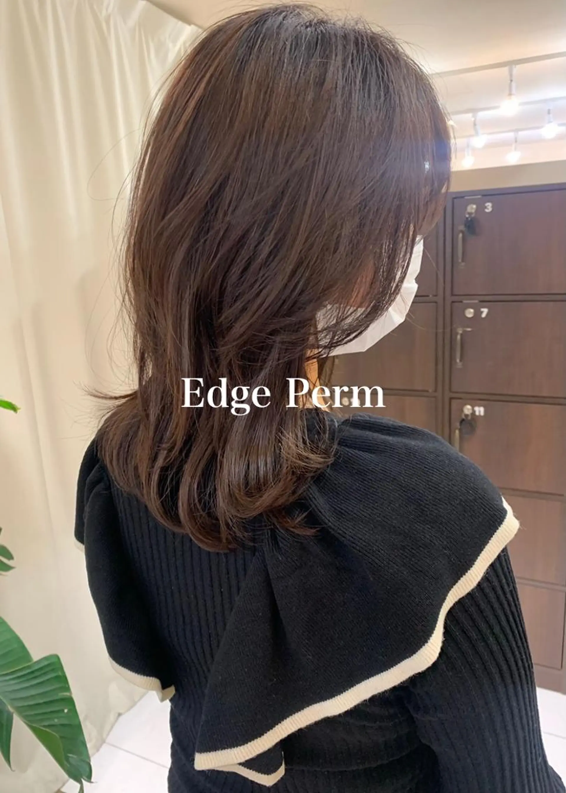 セミロング パーマ セミロングパーマ 髪質改善 カット パーマ 古沢 新のヘアスタイル