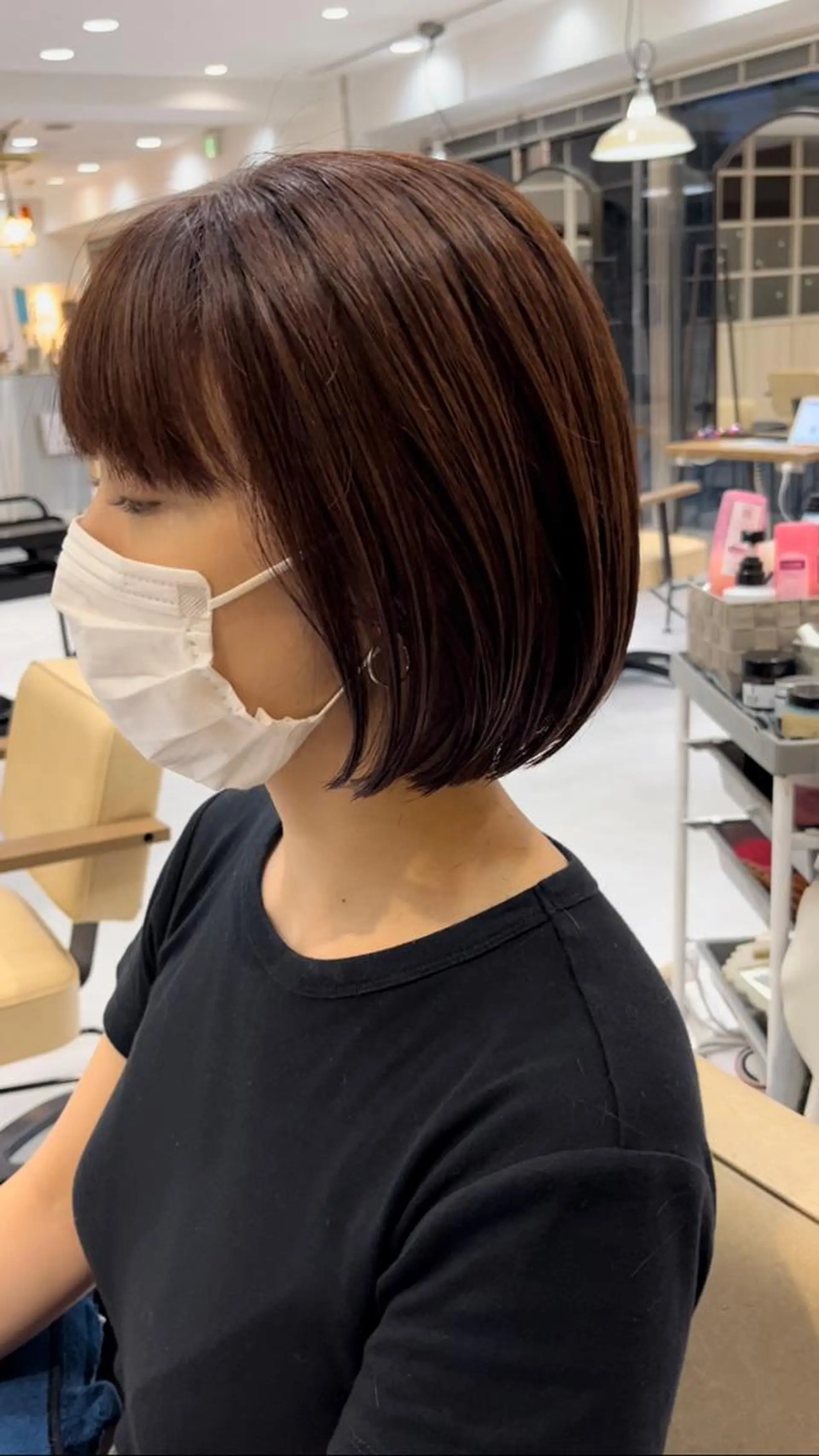 ショート 縮毛矯正/髪質改善 斉藤春のヘアスタイル