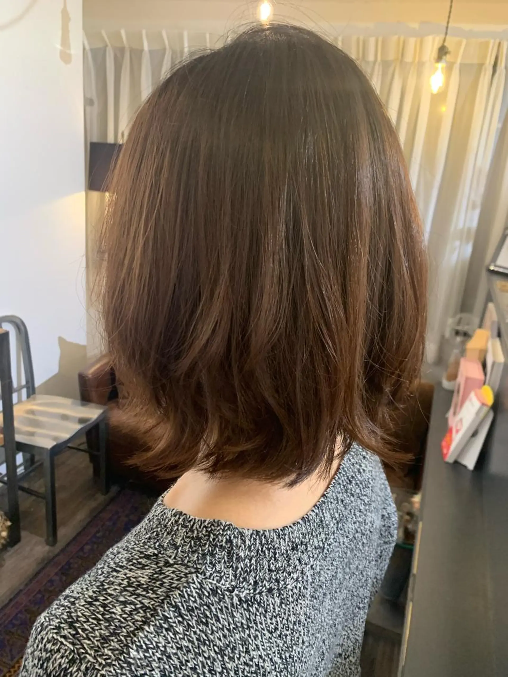 ミディアム GO TODAY  SHAIR SALON 梅田NU茶屋町店所属・田中成美/レイヤー カット/透明感カラーのヘアスタイル