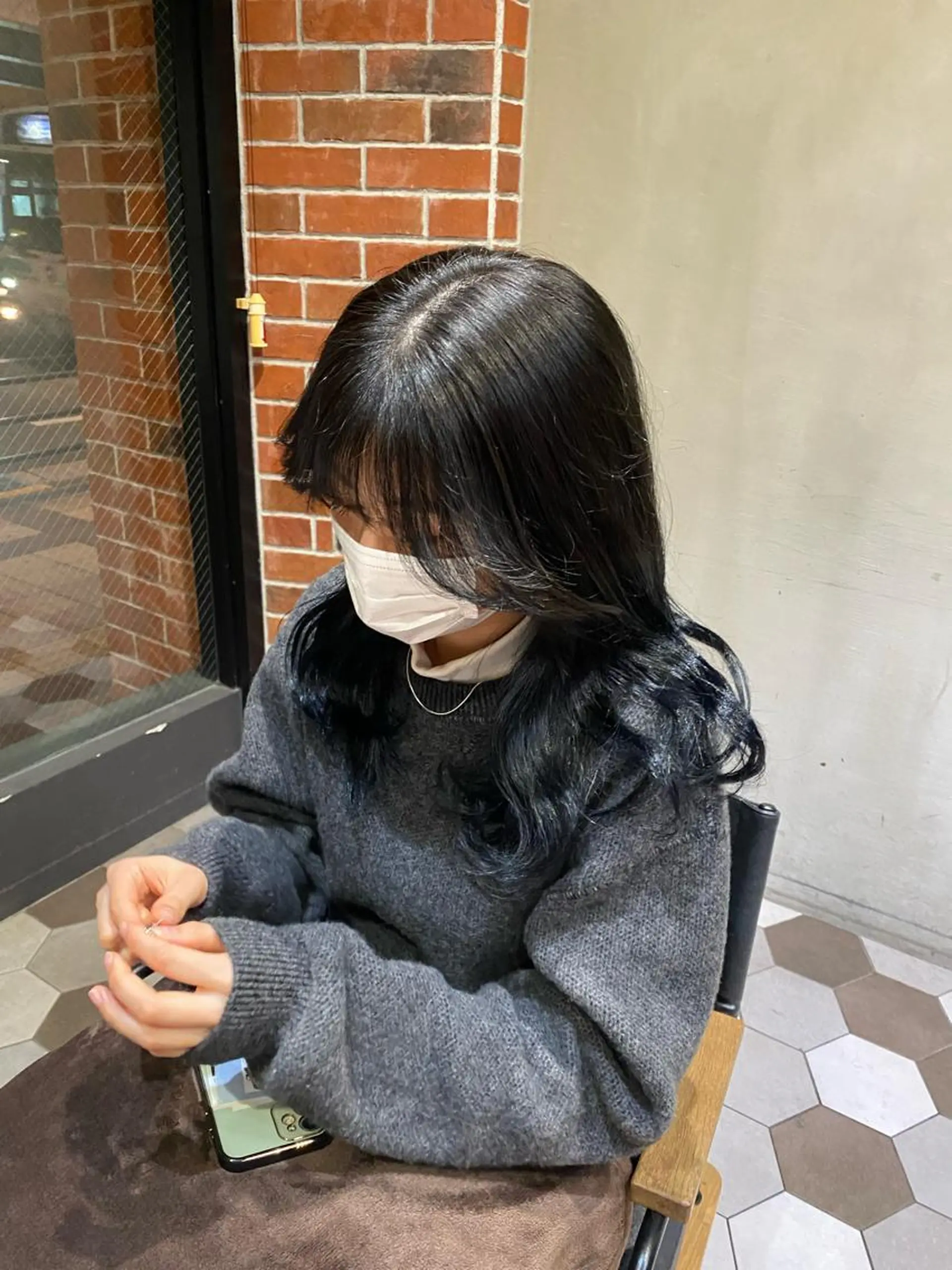 ロング カット ヘアカラー トリートメント 髪質改善韓国レイヤー SHIORI🦋のヘアスタイル