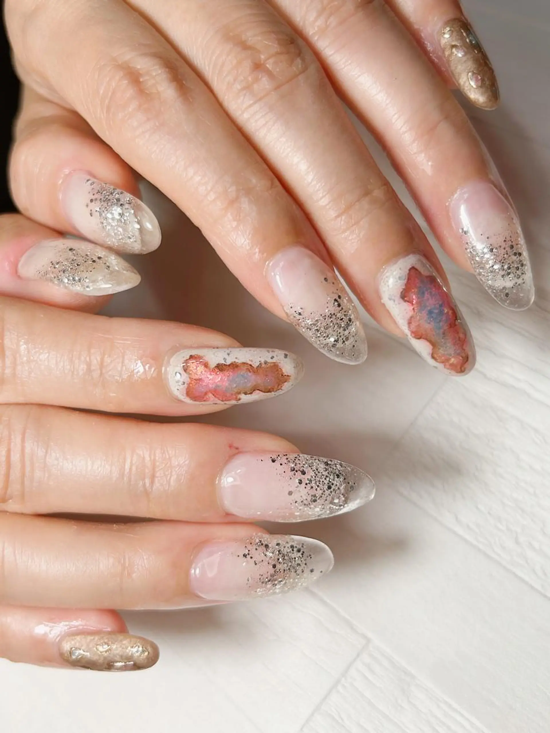 ネイル ハンドネイル 大崎 奈々のネイルデザイン