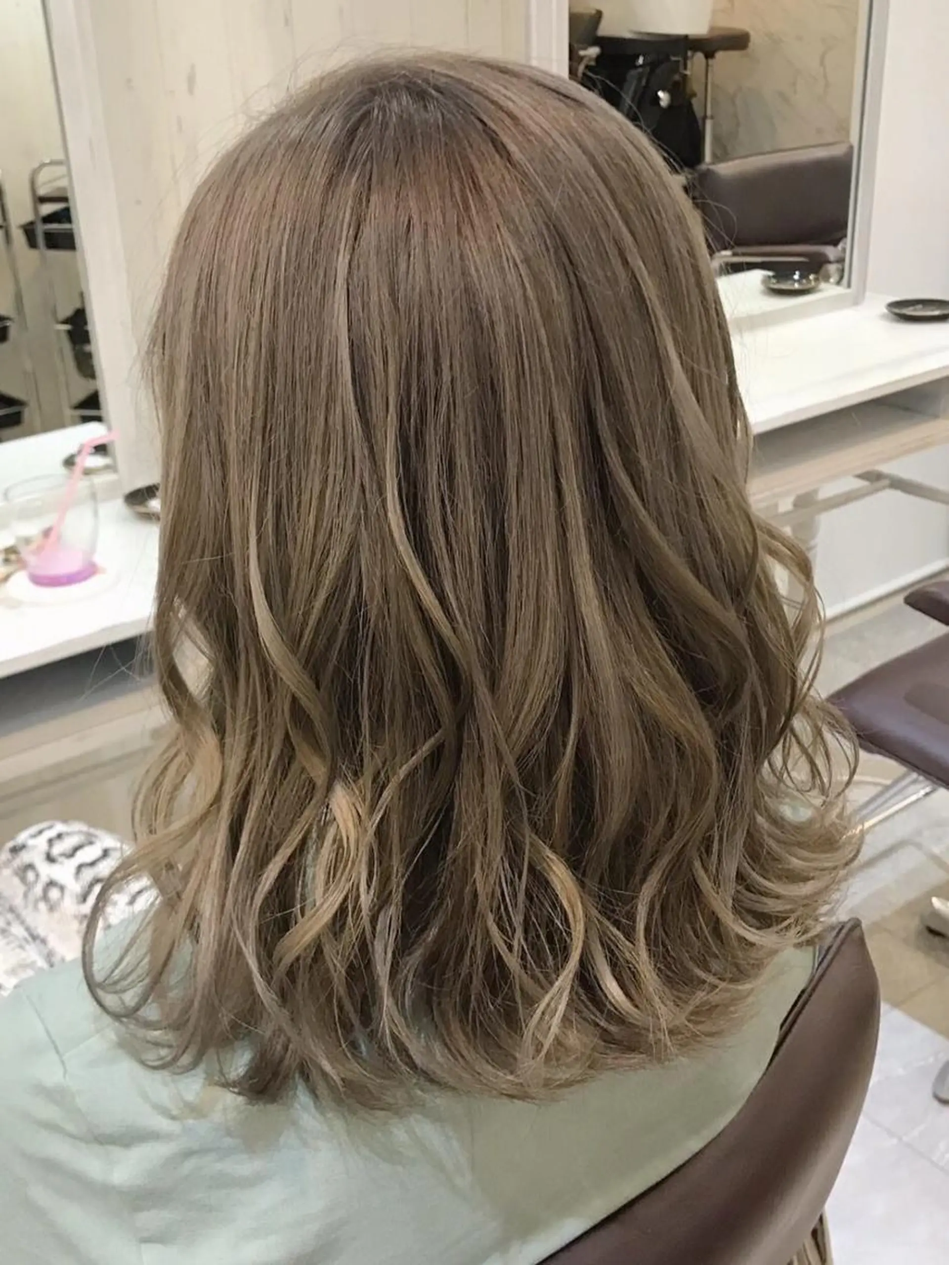 セミロング カラー ヘアアレンジ エクステ地域最安値★ Device梅田のヘアスタイル