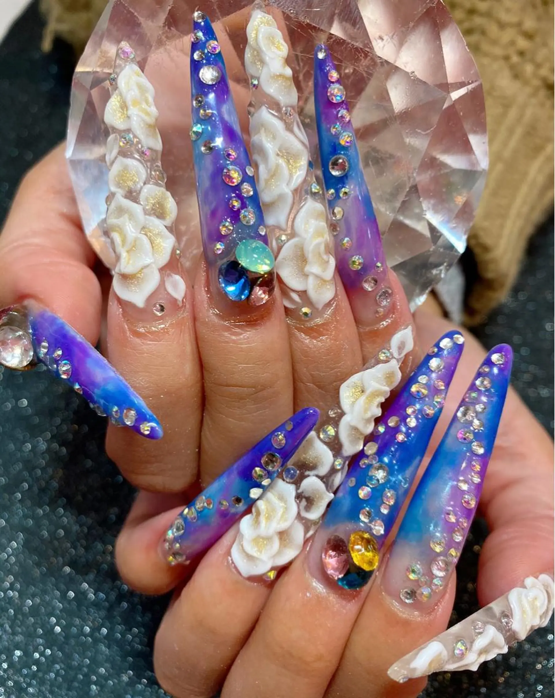 ロング カラー メンズ キッズ ネイル NAILSGOGO shibuyaのネイルデザイン