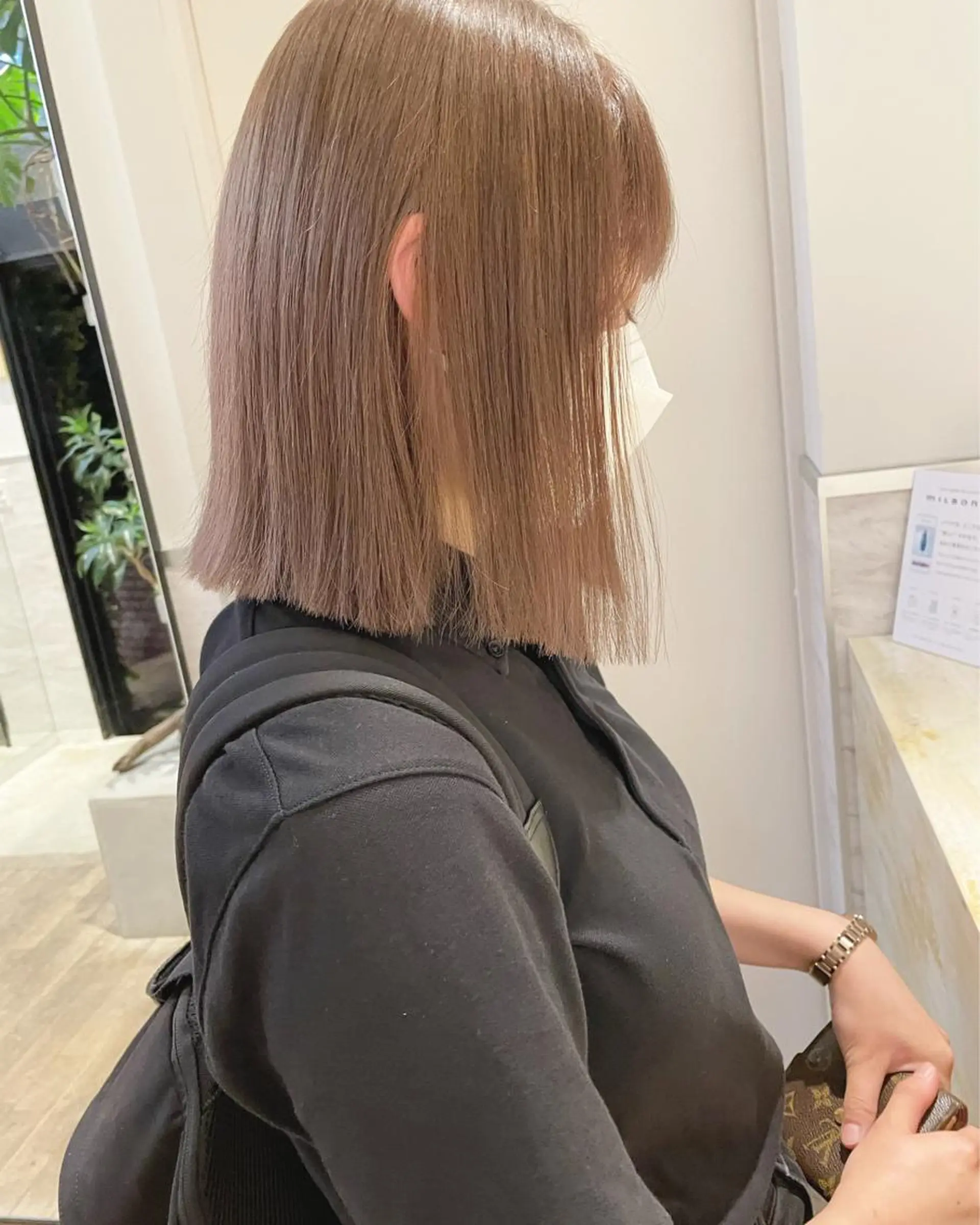 ミディアム カラー カット ヘアカラー トリートメント 🫧透明感ヘア🫧 🧸竹花　彩希🧸のヘアスタイル