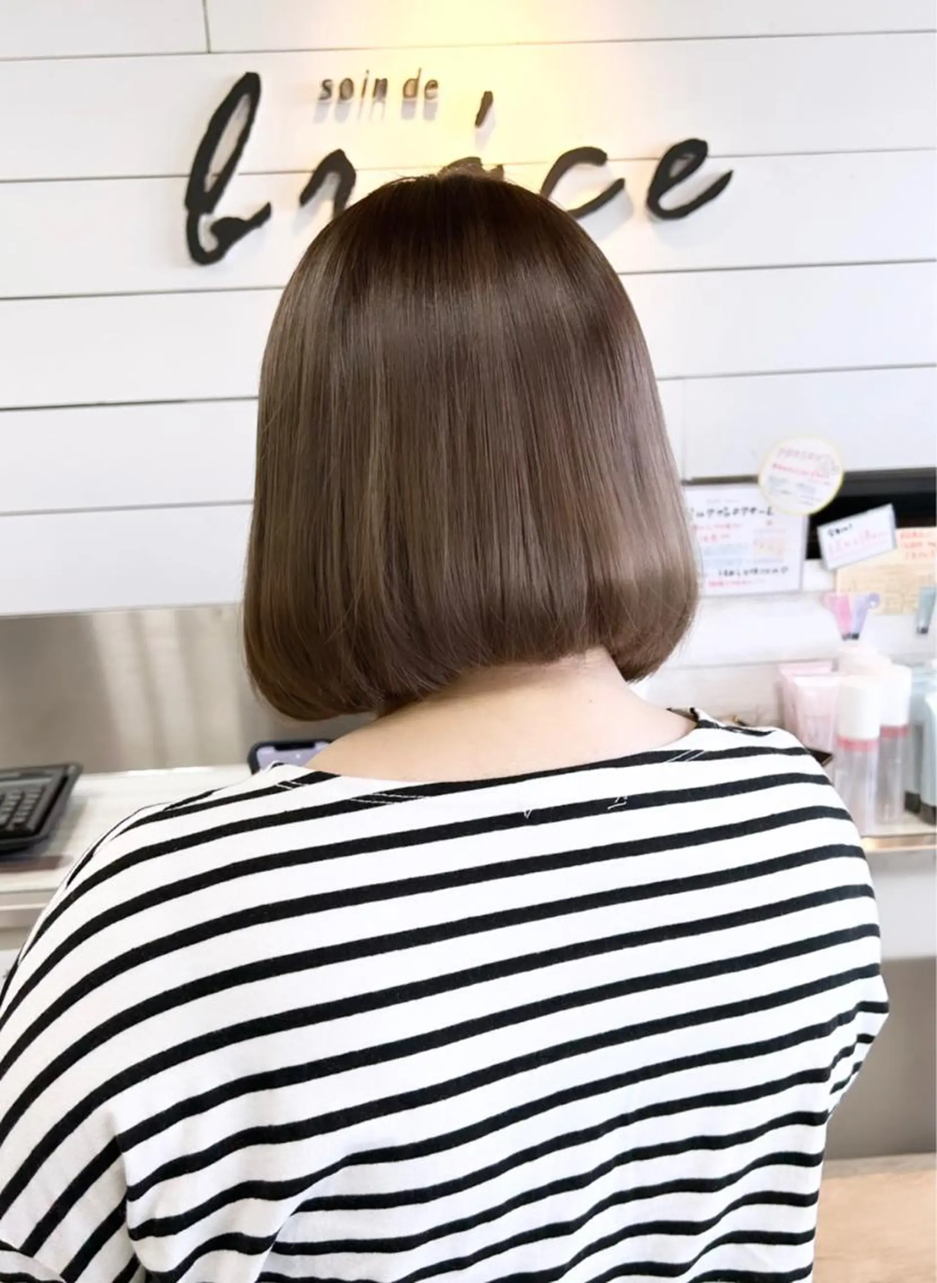 ミディアム カット ヘアカラー トリートメント 🫧艶髪カラー🫧 森本くるみのヘアスタイル