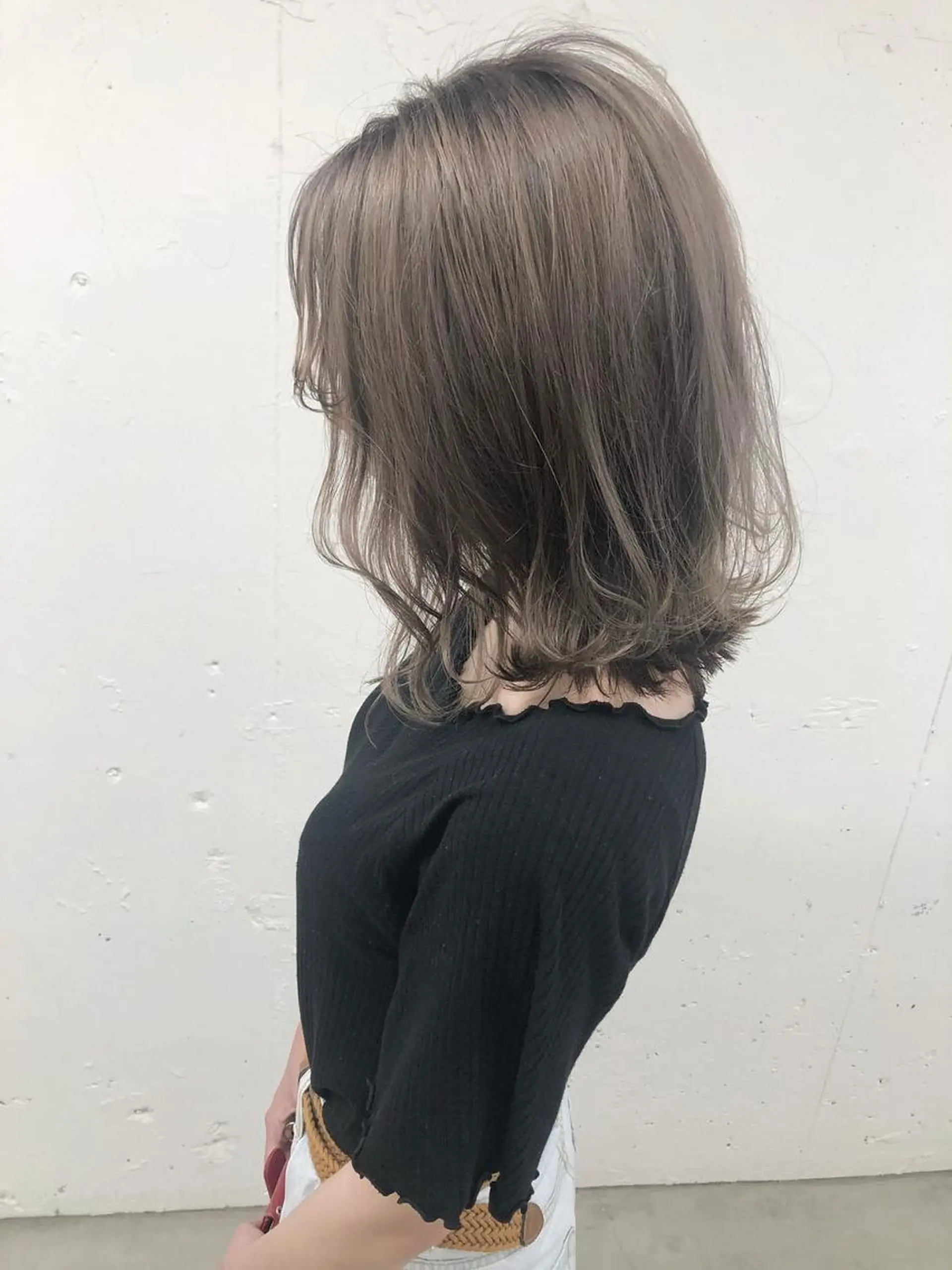ミディアム カラー カット ヘアカラー SOURCE🫧七菜 /艶カラー/髪質改善のヘアスタイル