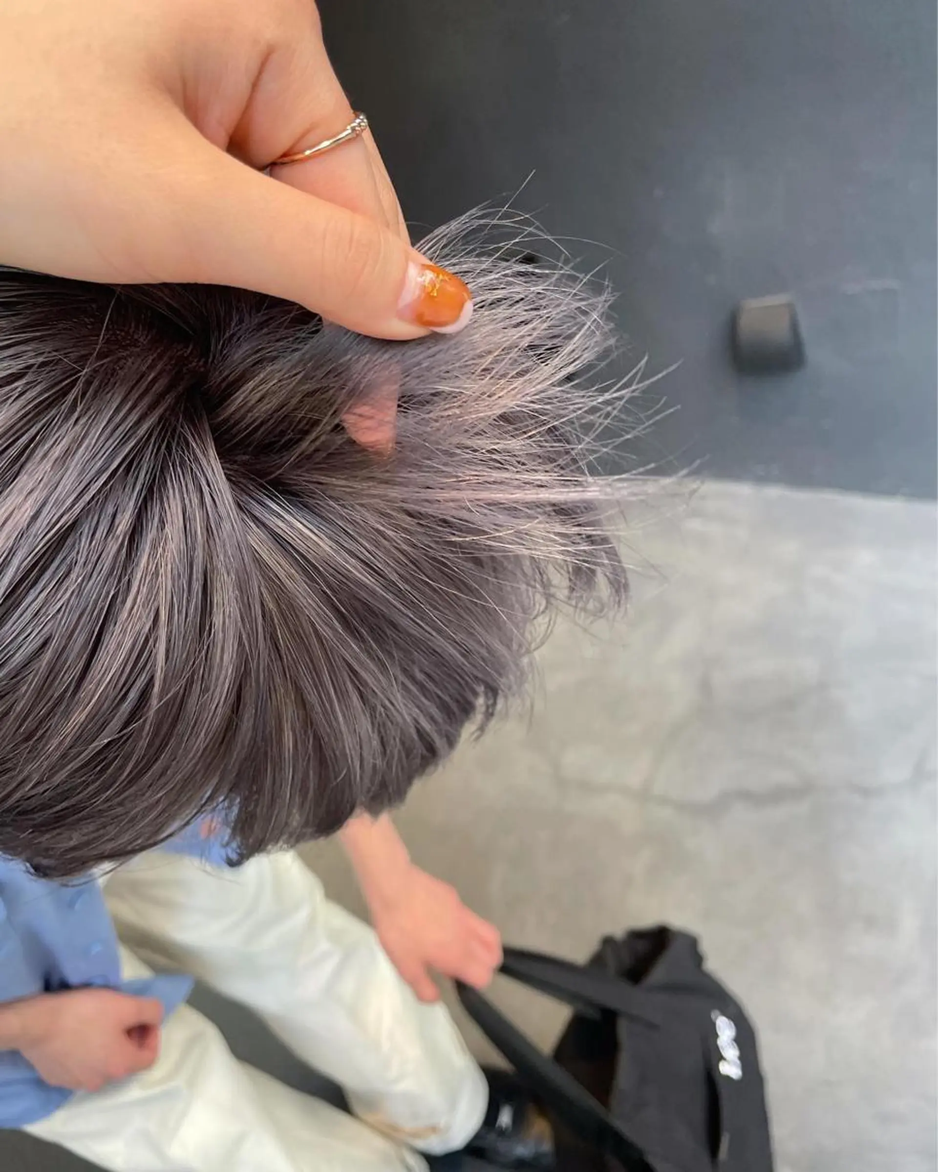 ショート カラー yohaku misakiのヘアスタイル