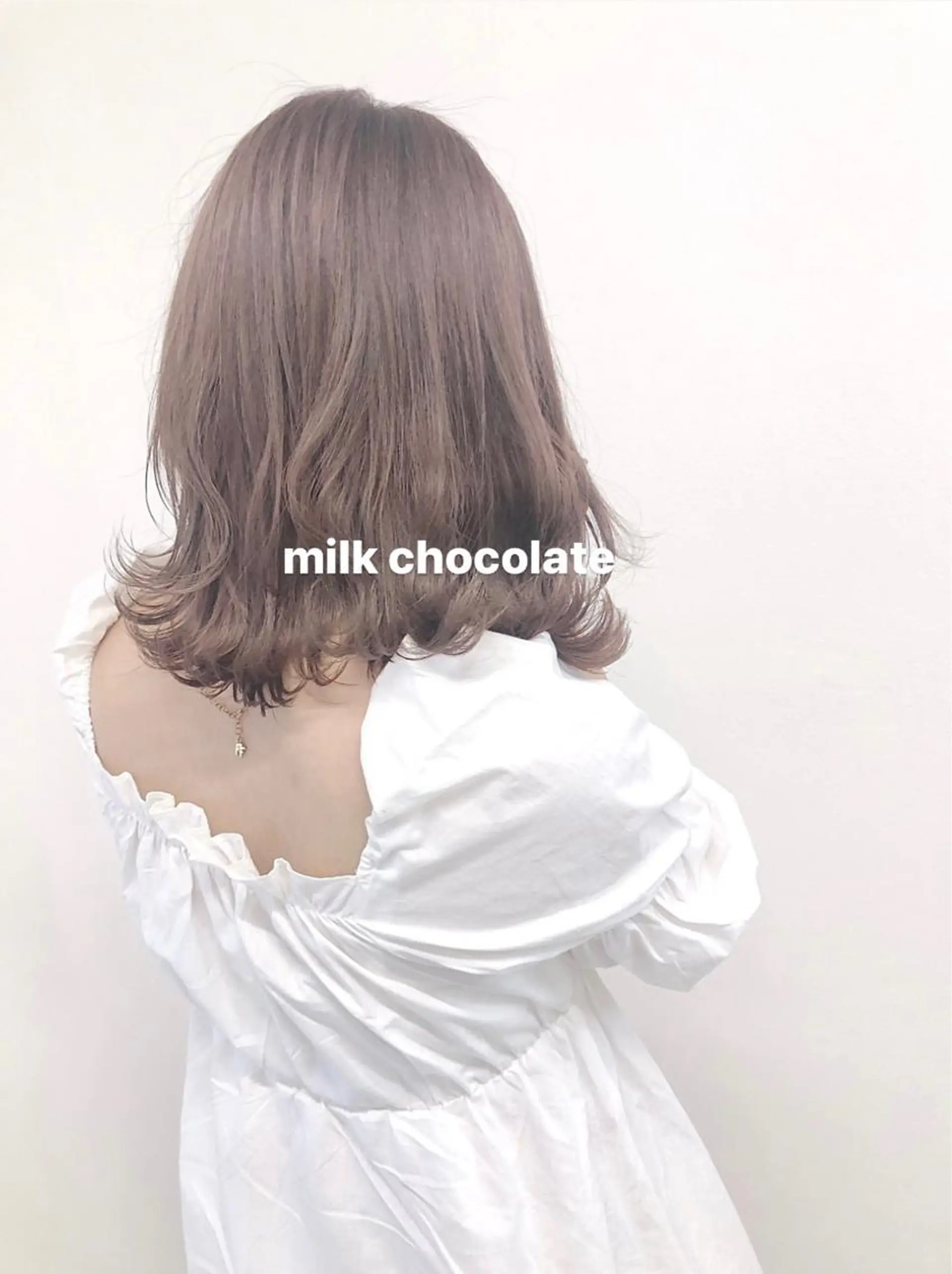 ミディアム カラー ヘアカラー misaki🩰🤍 まろみ透け感カラーのヘアスタイル