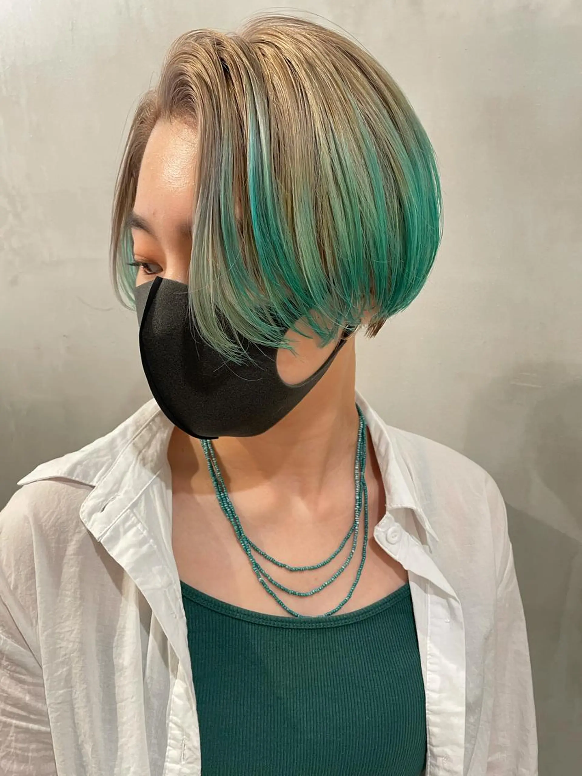ショート カラー カット ヘアカラー トリートメント 優 作のヘアスタイル