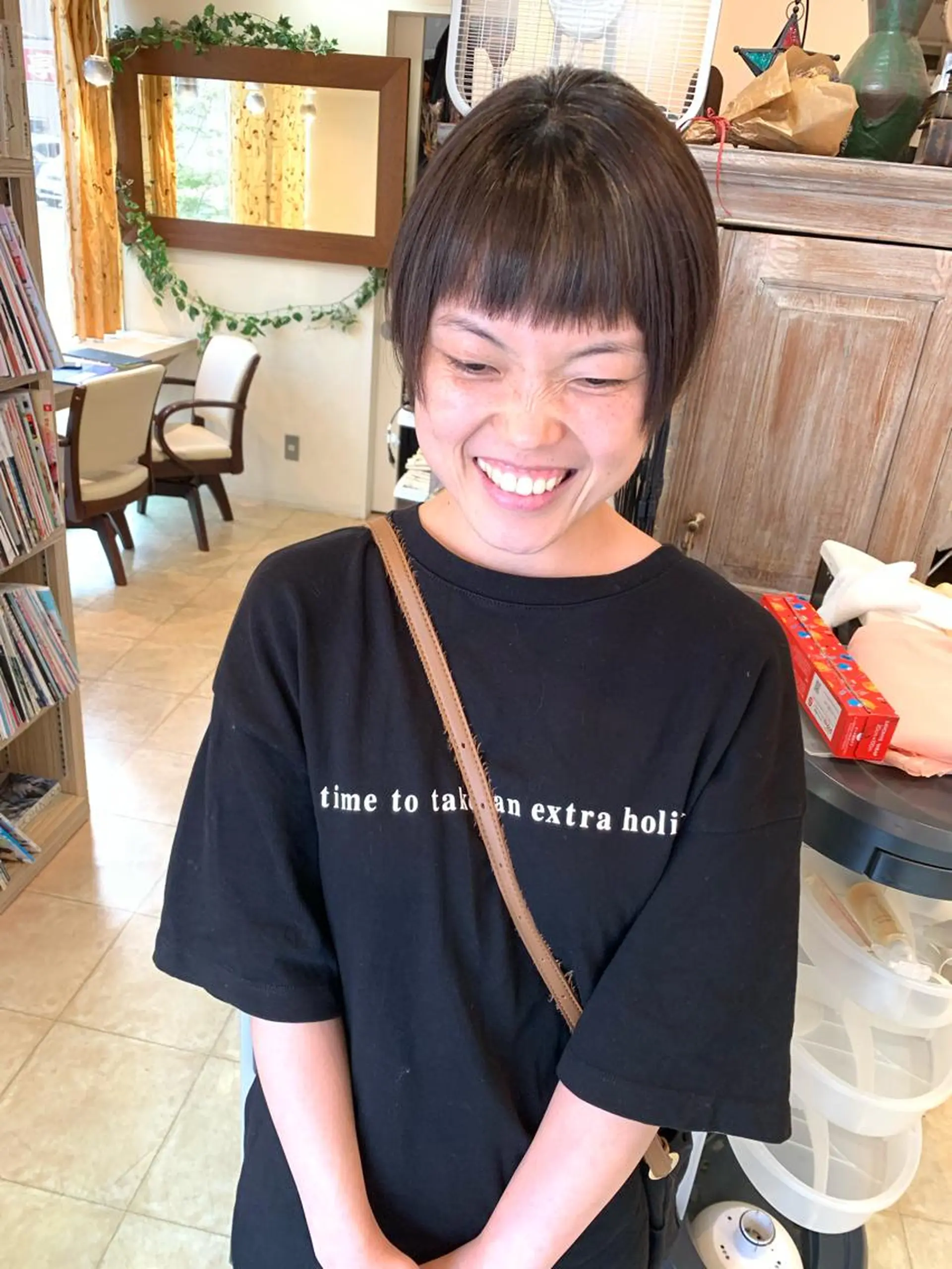 ショート パーマ ショートヘア 刈り上げ ストレートパーマ nishimura makotoのヘアスタイル