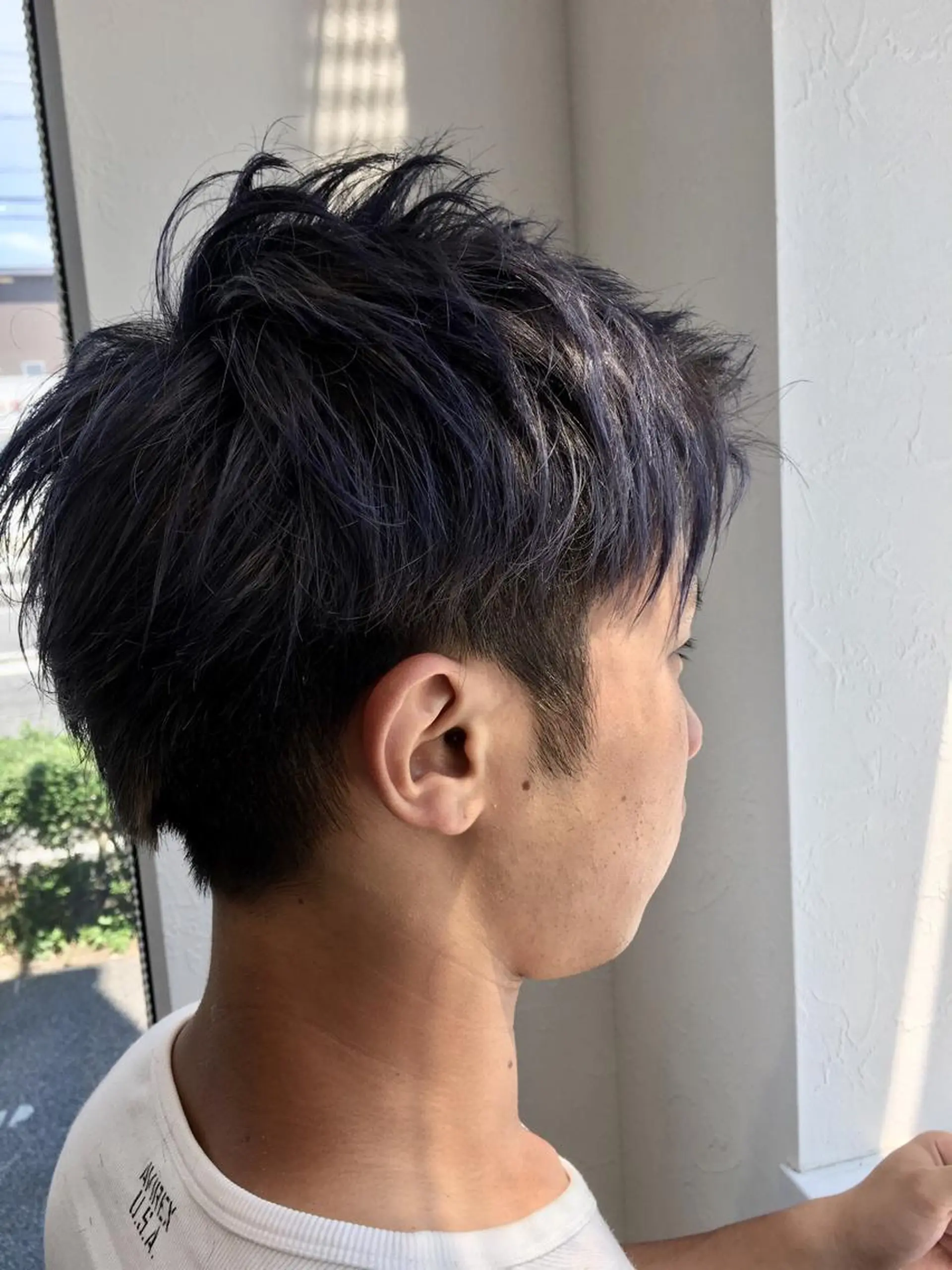 ショート メンズ アッシュ シェアサロンR所属・川合 勇気のヘアスタイル