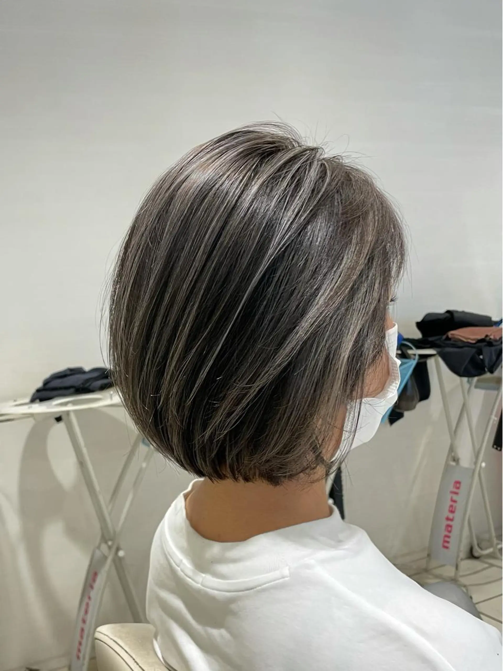 ショート カット ヘアカラー トリートメント MODEks eau 佐藤優志のヘアスタイル