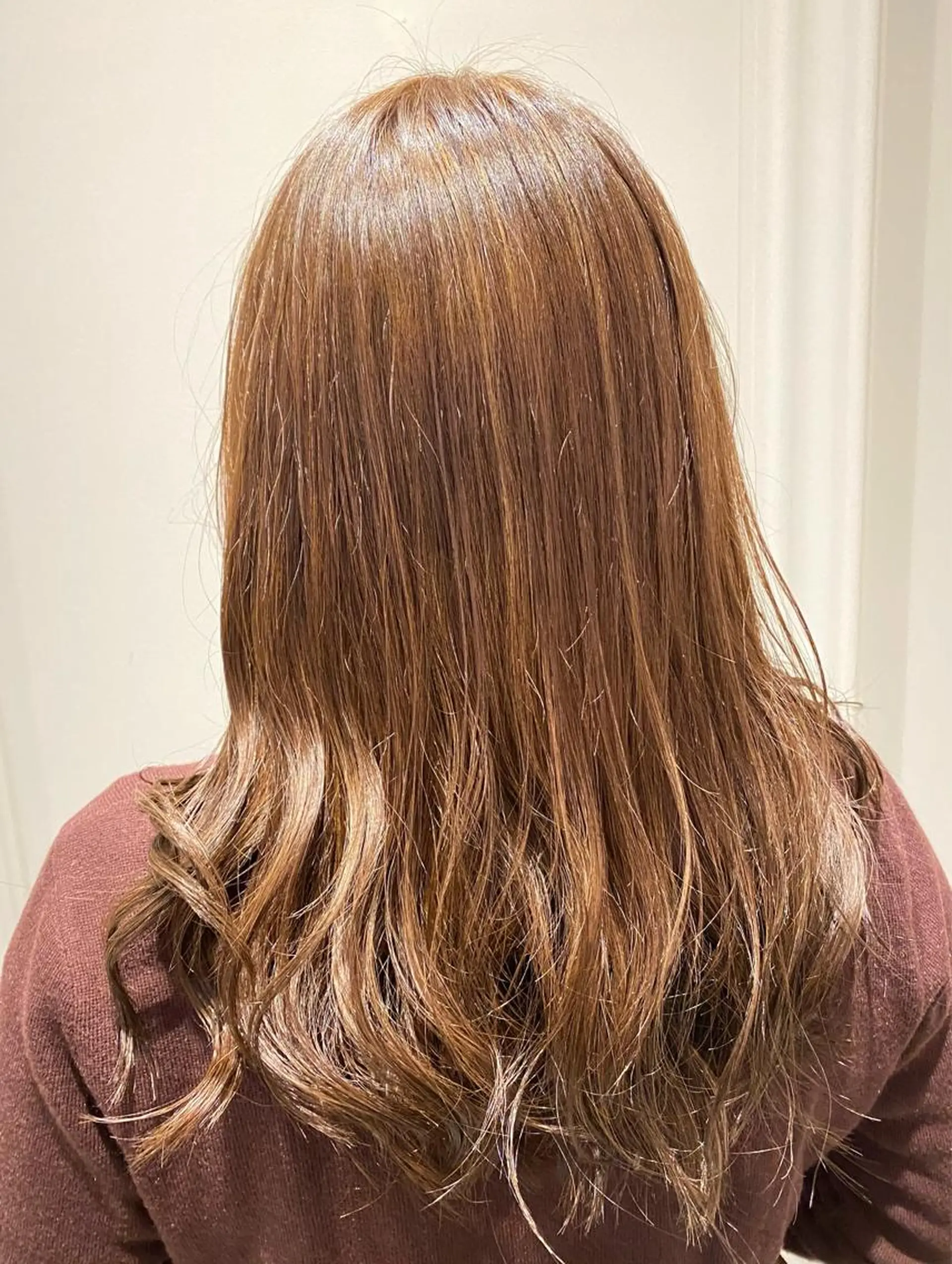 ロング カラー グレージュ/透明感/ 韓国ヘア/RISAのヘアスタイル