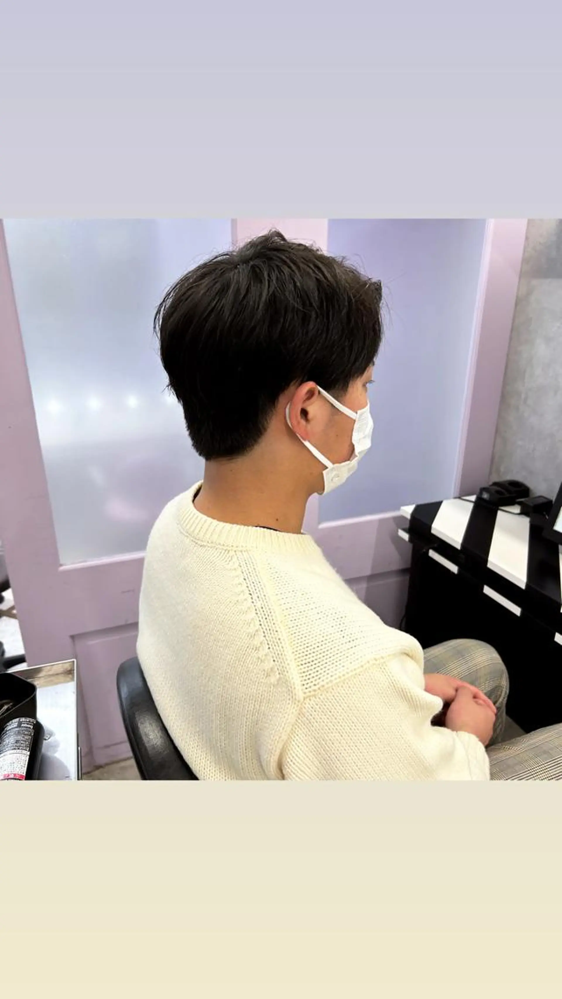 メンズ Hui.所属・縮毛矯正・髪質改善 特化 出納 直起のヘアスタイル