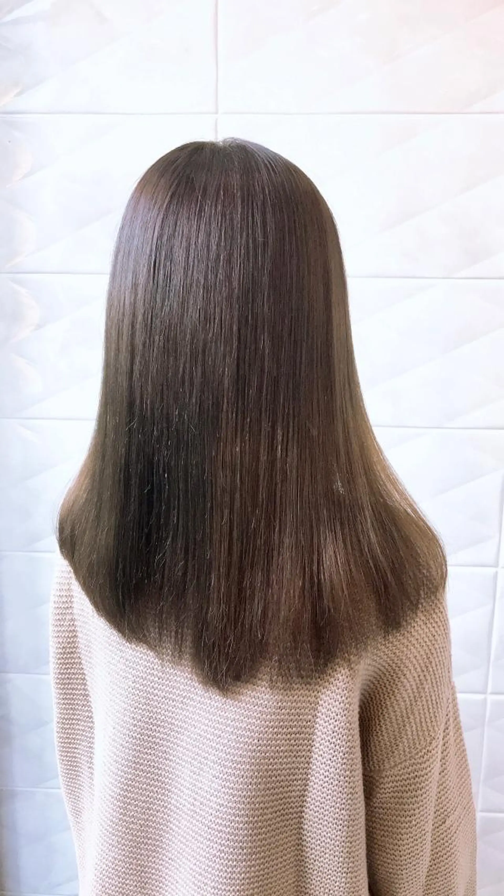 セミロング カラー カット ヘアカラー 縮毛矯正 トリートメント 💗艶×髪改善カラー 特化💗AYAKIのヘアスタイル