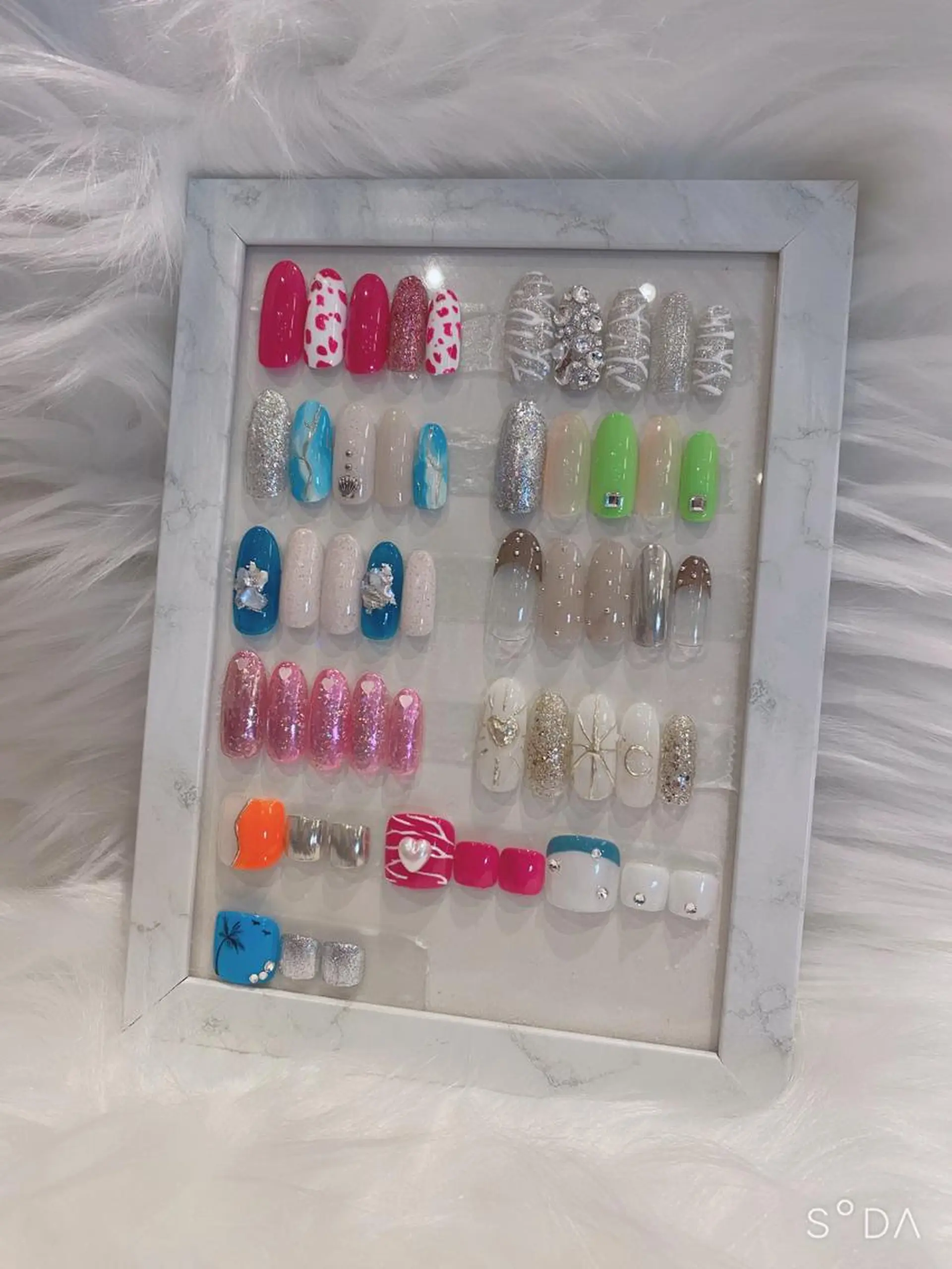 ネイル フットネイル T-Rich所属・高野 沙玖良のネイルデザイン