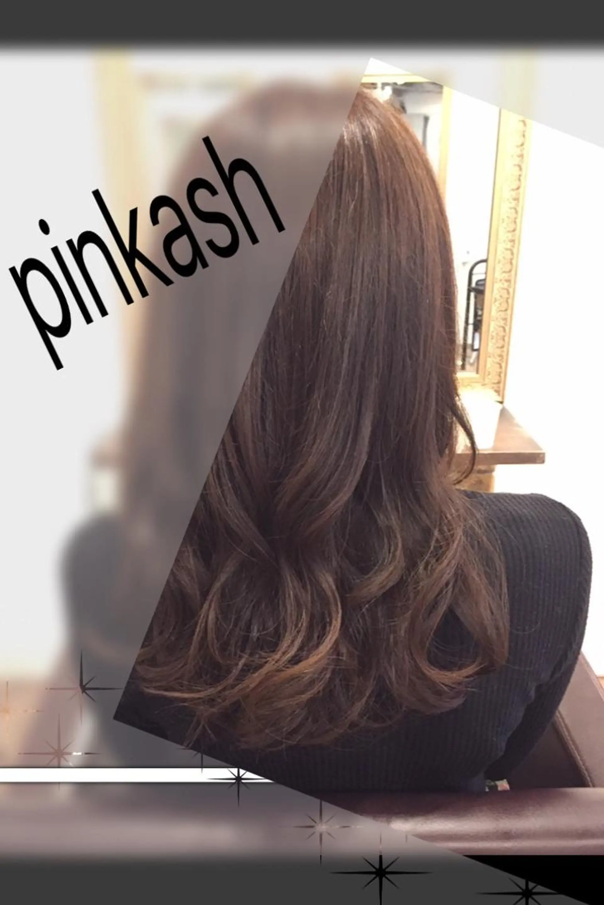 セミロング カラー アッシュ ピンクカラー TERRACE 福島所属・shi hoのヘアスタイル